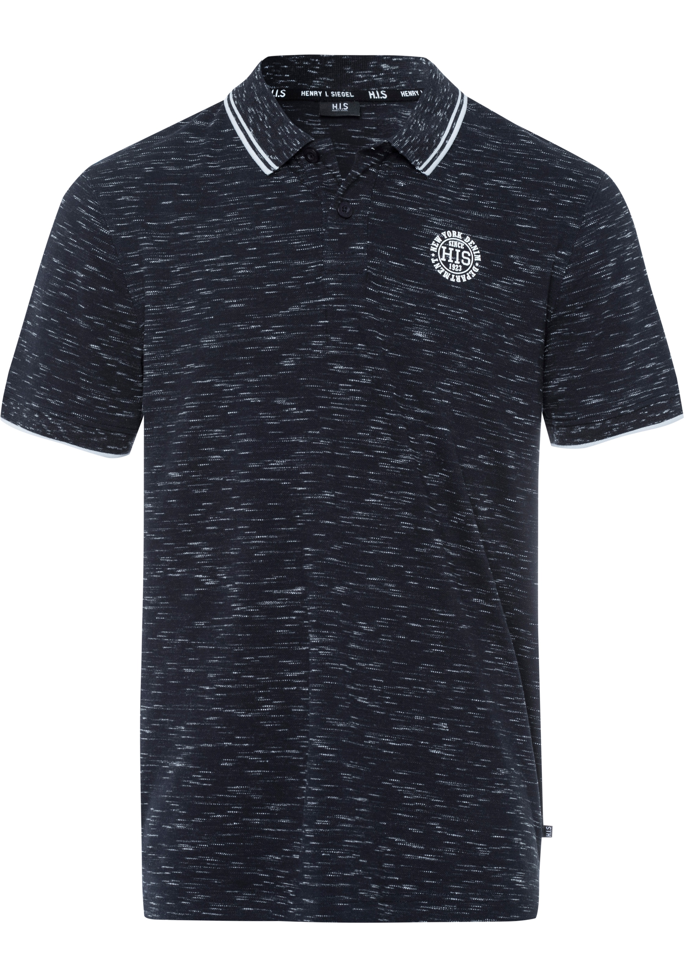 H.I.S Poloshirt, kurzärmelig, schmal geschnitten, mit Polokragen