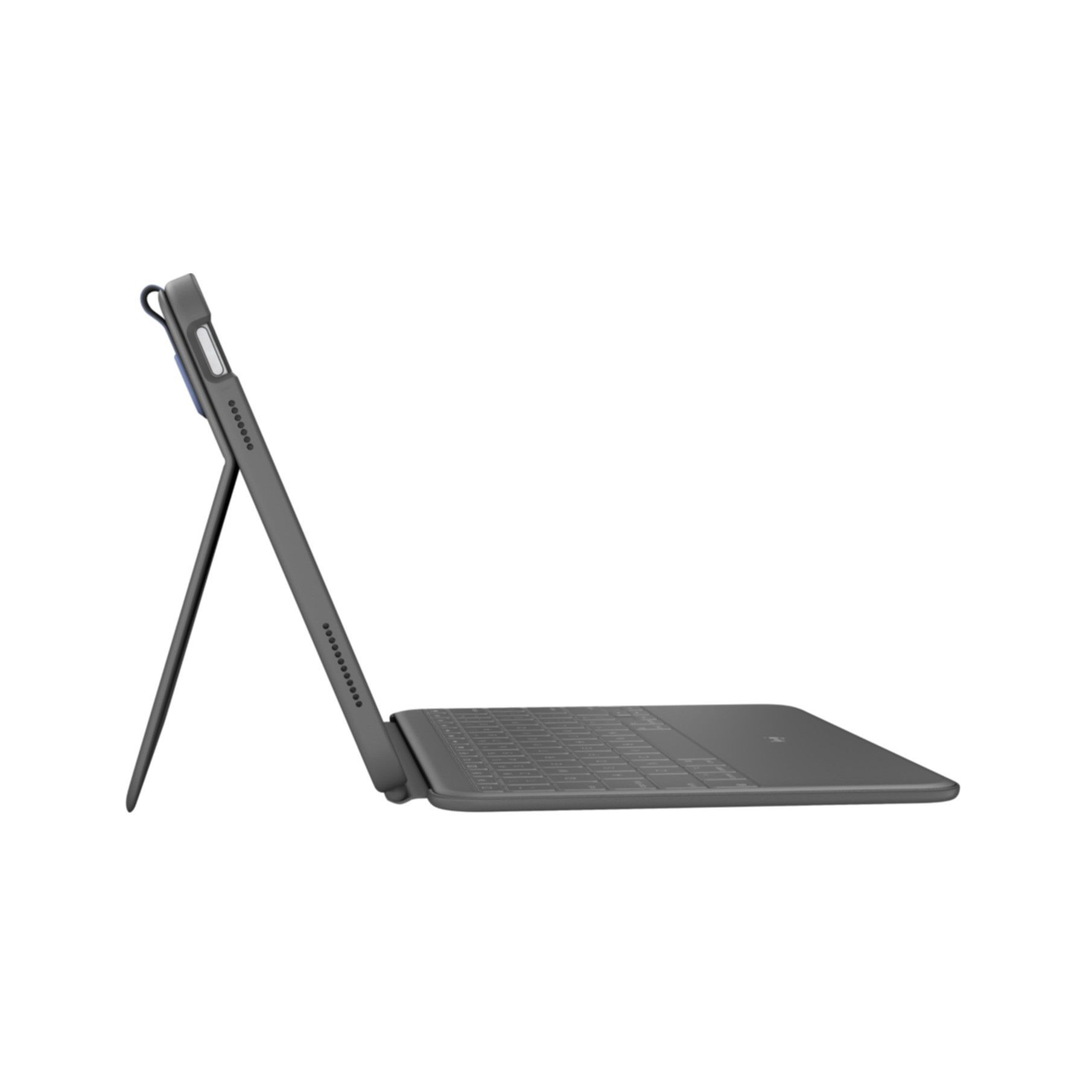 Logitech Tastatur »Rugged Folio«, (Angenehmes Tippen-Magnetverschluss-verstellbare Füße)
