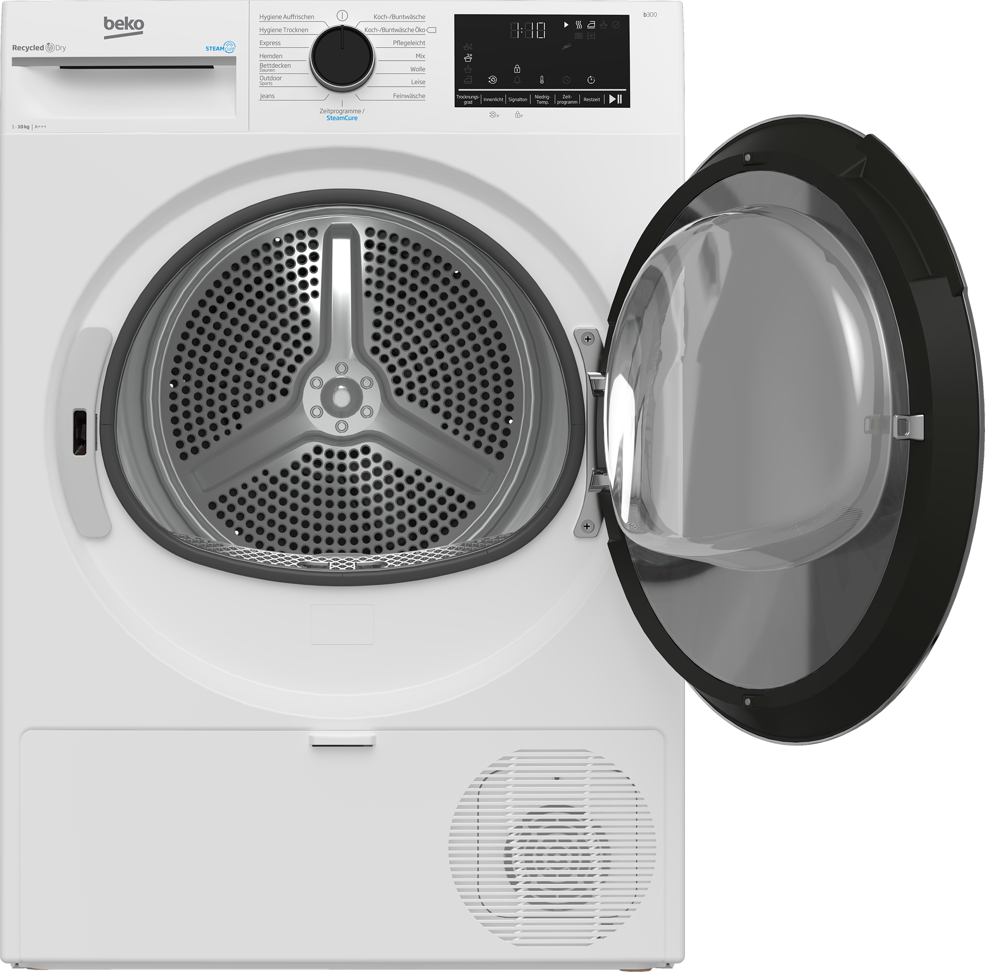 BEKO Wärmepumpentrockner »B3T442491«, 10 kg, mit Wärmepumpentechnologie, SteamCure, Silent Programm