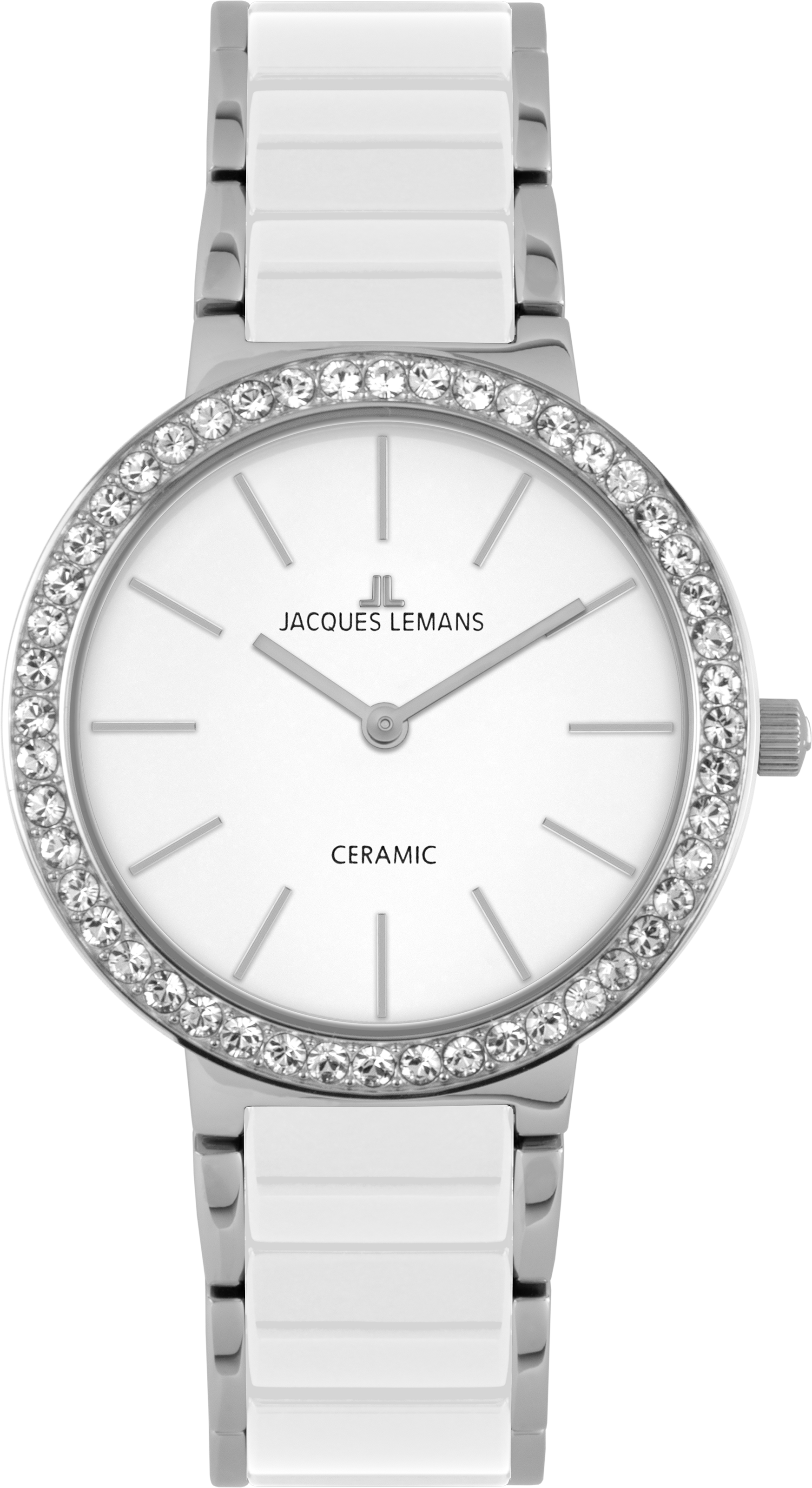 Jacques Lemans Quarzuhr »Monaco« Armbanduhr, Damenuhr, Keramik, analog
