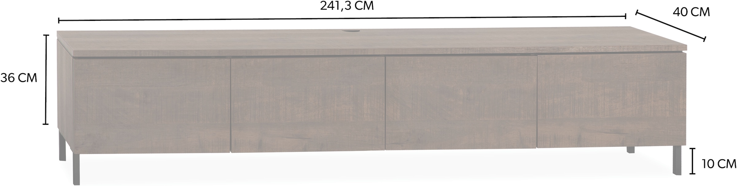 OMG Design TV-Schrank »Walney« 1 Stk. tlg.