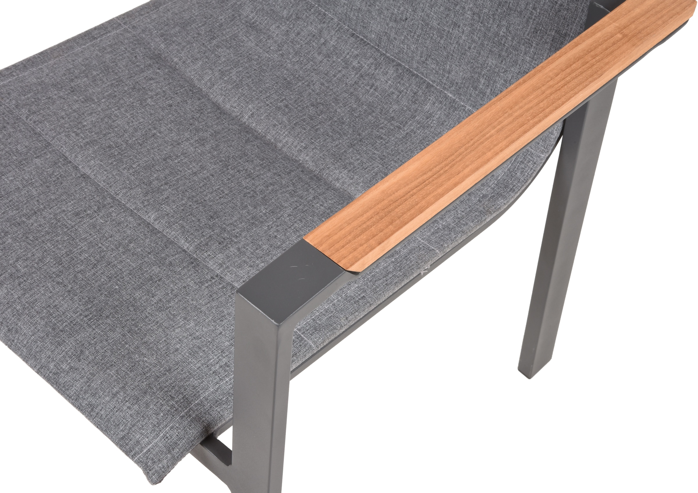 Garden Pleasure Garten-Essgruppe », Tischgruppe »RANA/DAVINA Set 02«« Set, 5 Stk. tlg. 4 Stühle (stapelbar), Tisch LxB: 202x100 cm