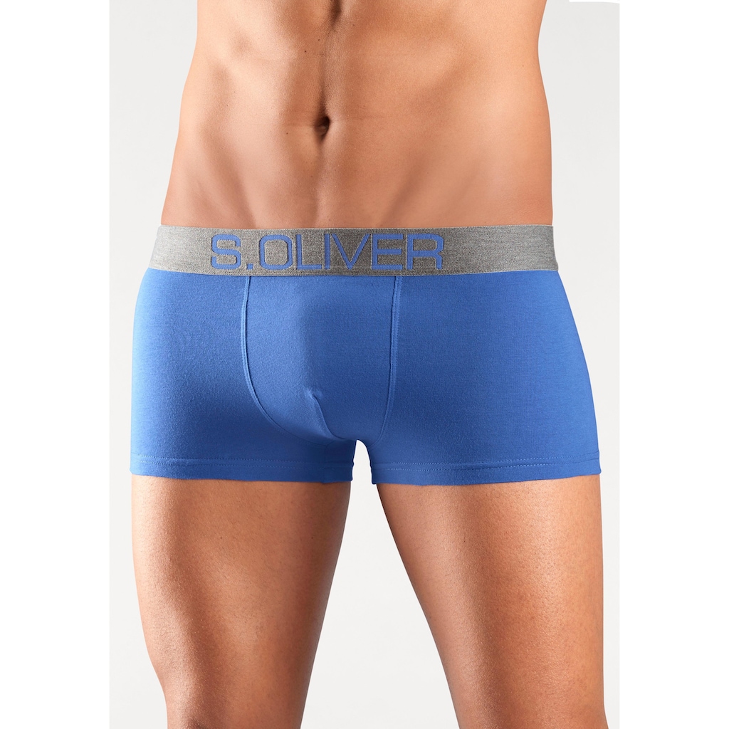 s.Oliver Boxershorts, (Packung, 4 St.)