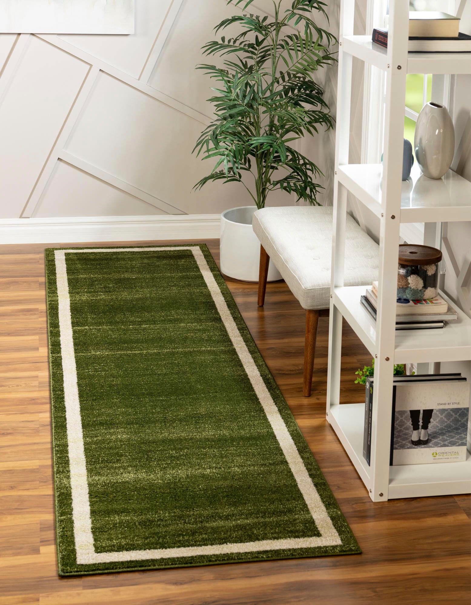 Myflair Möbel & Accessoires Läufer »Good Times«, rechteckig, 13 mm Höhe, Teppich-Läufer, Kurzflor, gewebt, melierte Optik, mit Bordüre
