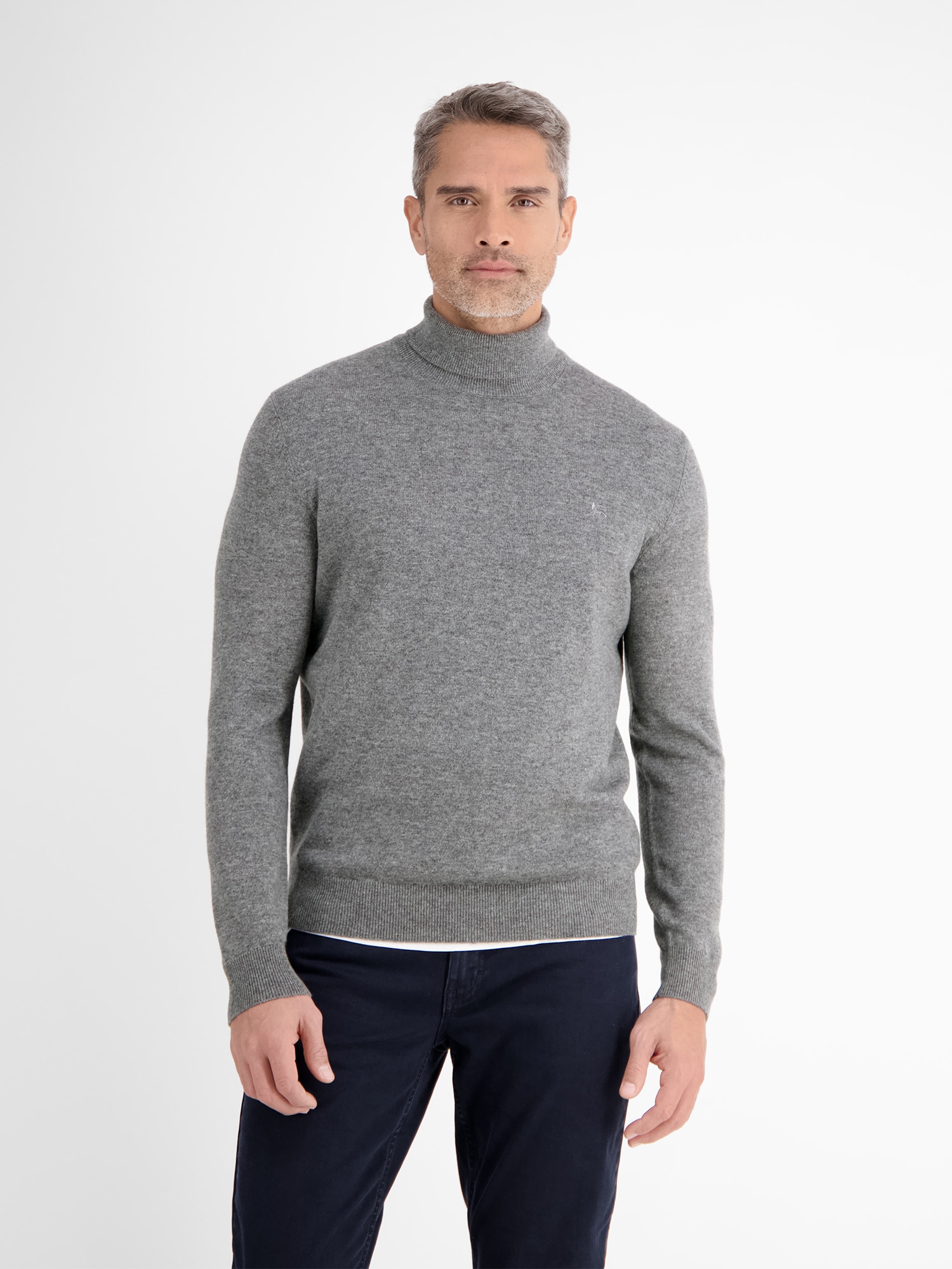 LERROS Strickpullover »LERROS Schurwoll-Rollkragenpullover mit Kaschmiranteil«