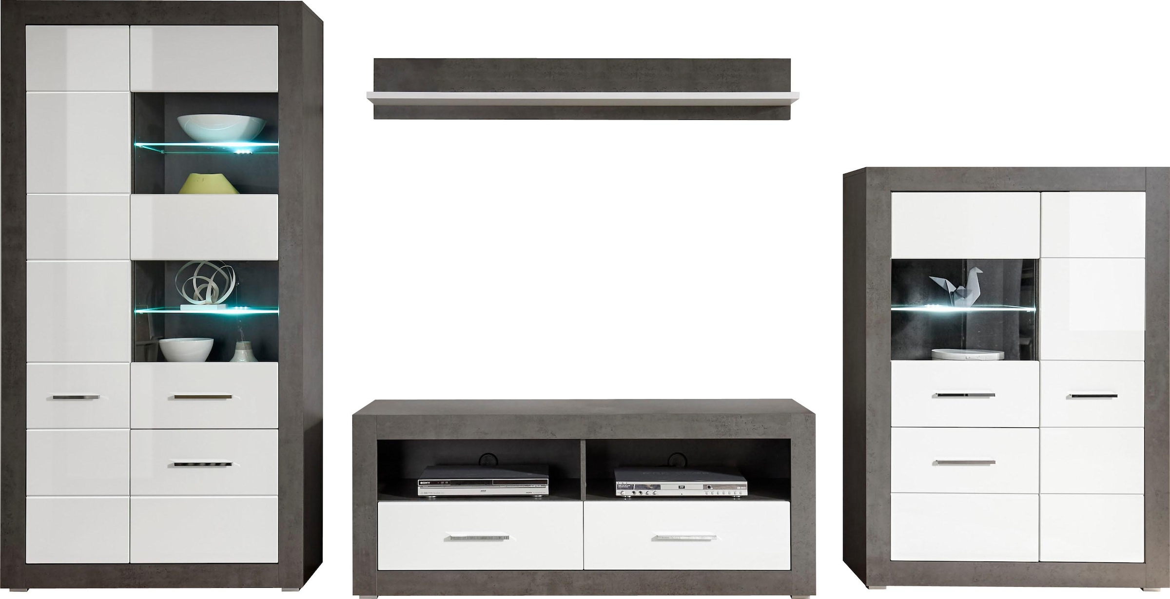 Home affaire Wohnwand »Etero« Set, 4 Stk. tlg.