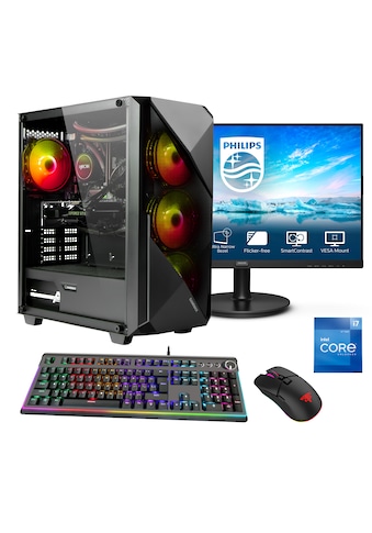 Gaming-PC-Komplettsystem »Striker SET02336«, Windows 11, inklusive 27" Monitor Philips...