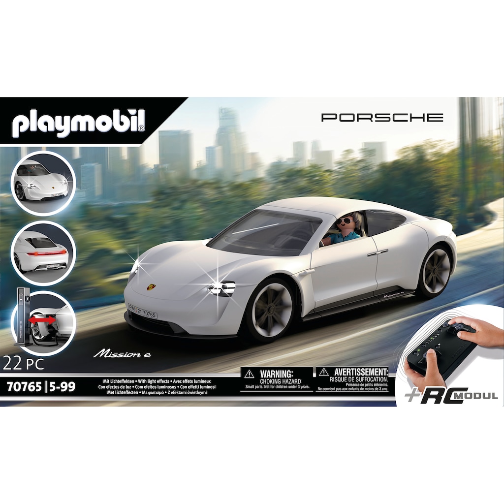 Playmobil® Konstruktions-Spielset »Porsche Mission E (70765), Porsche«, (22 St.)