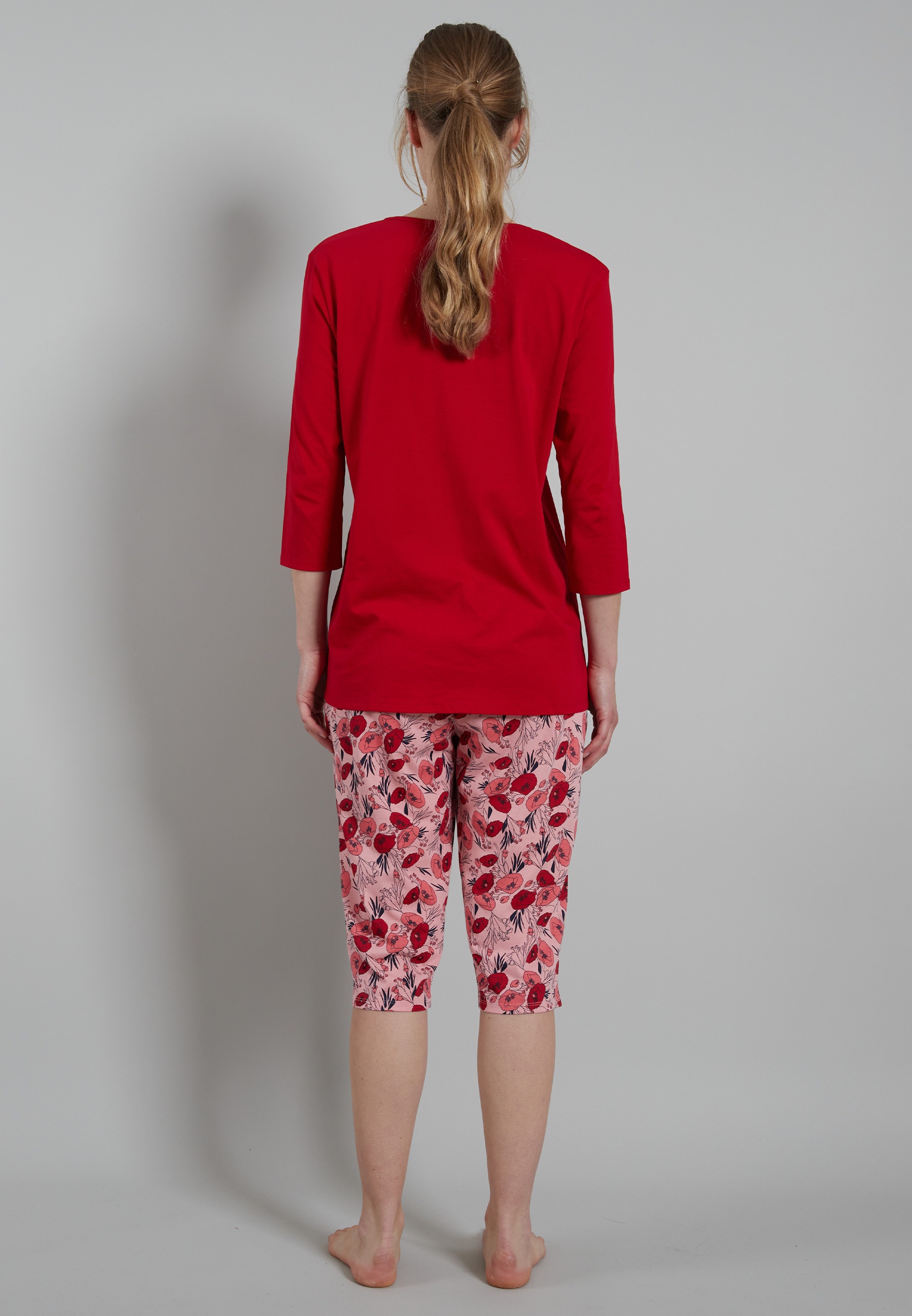 GÖTZBURG Pyjama, mit verspieltem Print und passender Hose