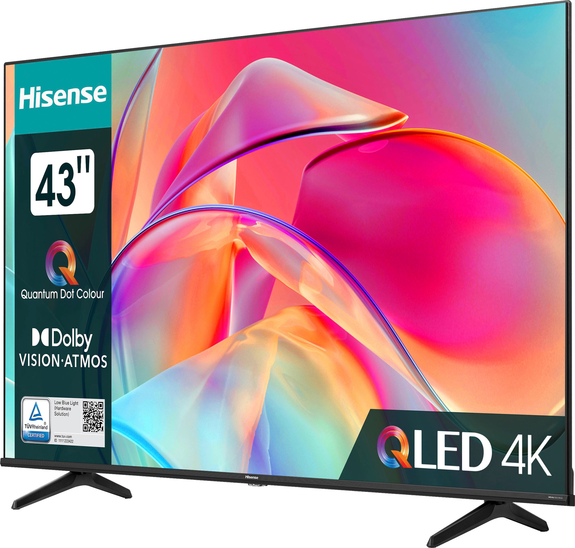 Hisense QLED-Fernseher »43E77KQ«, 108 cm/43 Zoll, 4K Ultra HD, Smart-TV