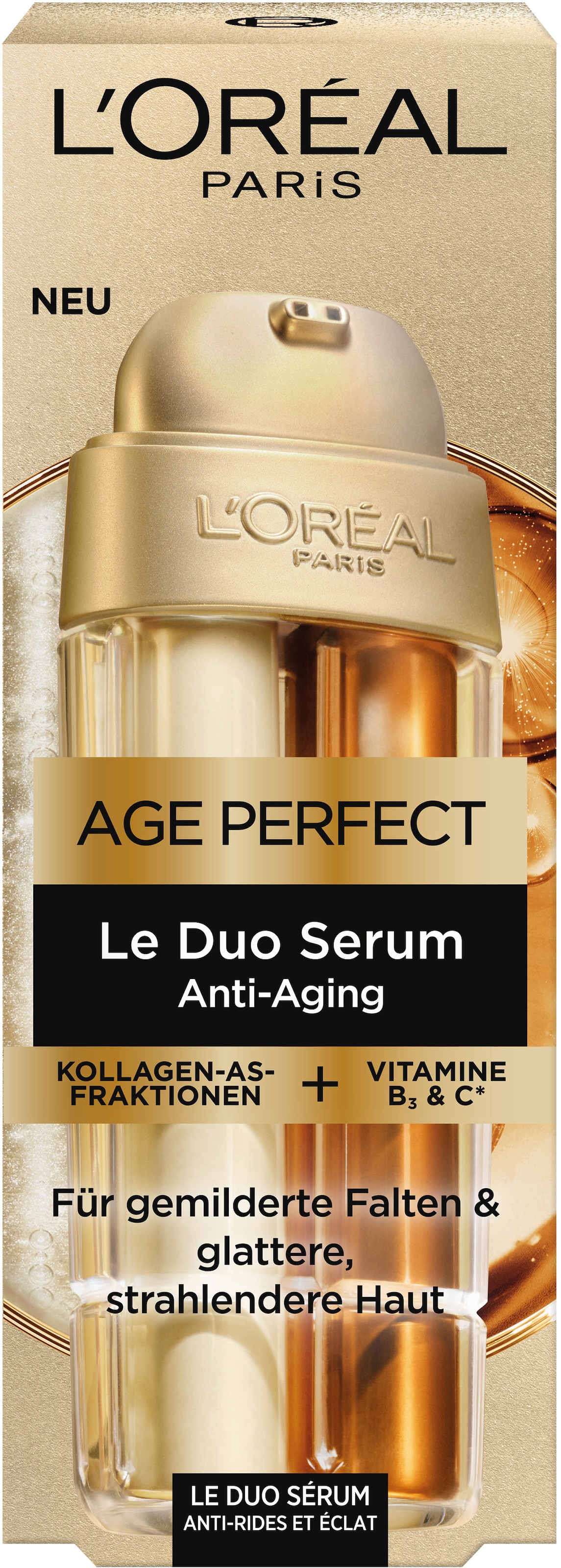L'ORÉAL PARIS Gesichtsserum »Age Perfect Le Duo Serum«, mit hoher Wirksamkeit