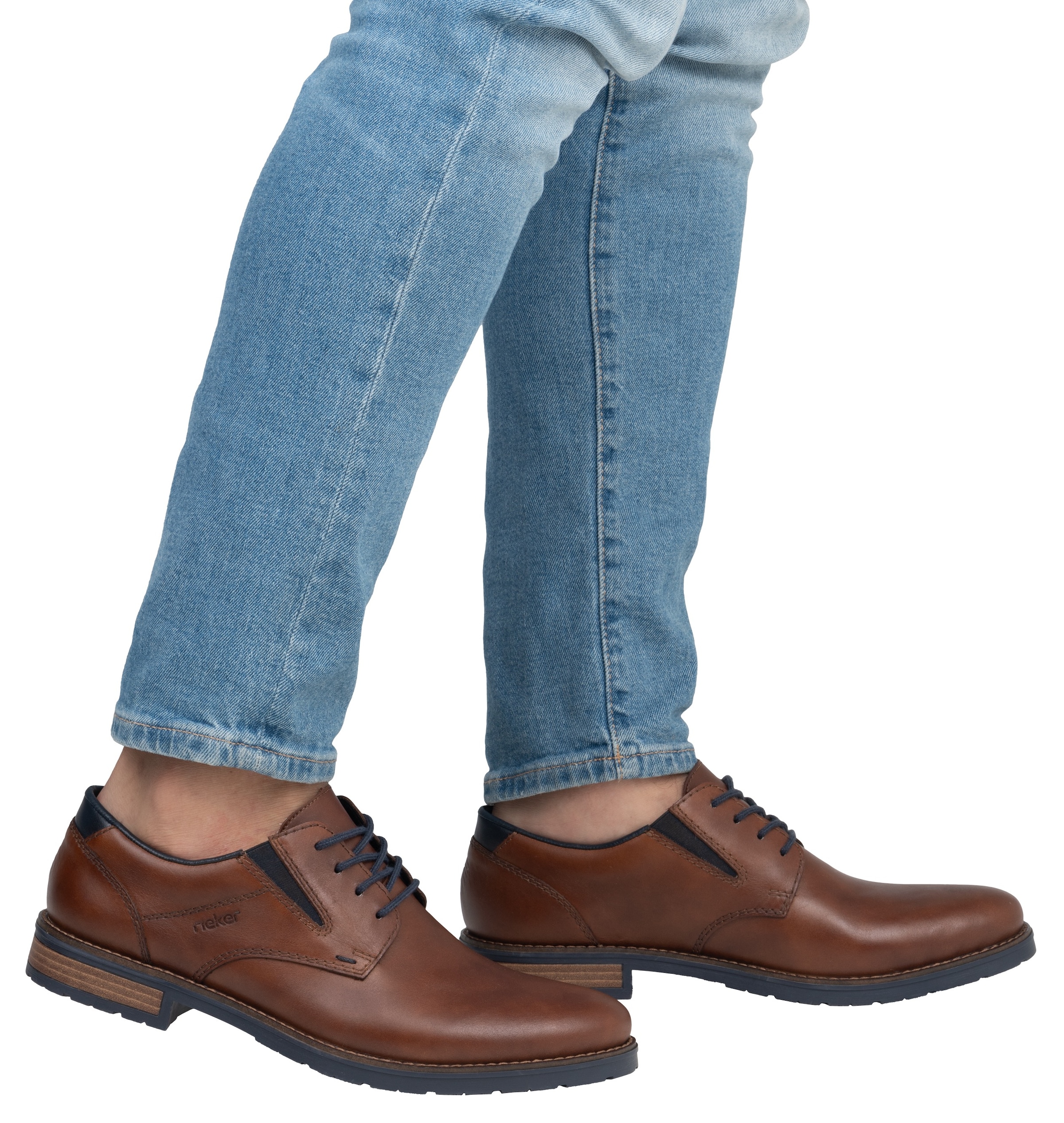 Rieker Schnürschuh, mit Stretch, Freizeitschuh, Halbschuh, Schnürschuh