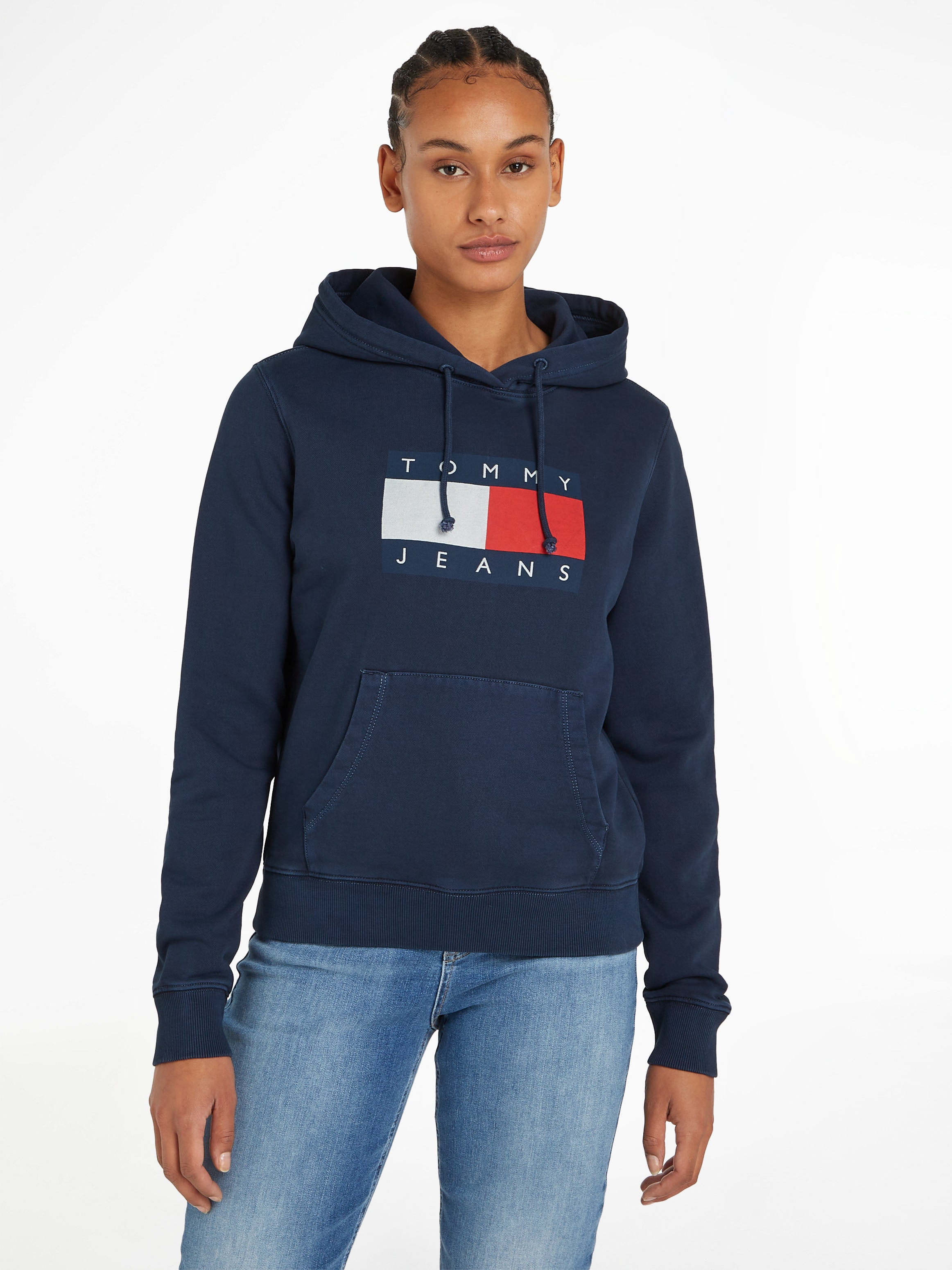 Kapuzensweatshirt »TJW REG TOMMY FLAG HOODIE EXT«, mit Kapuze, Tommy Jeans Logo-Flag