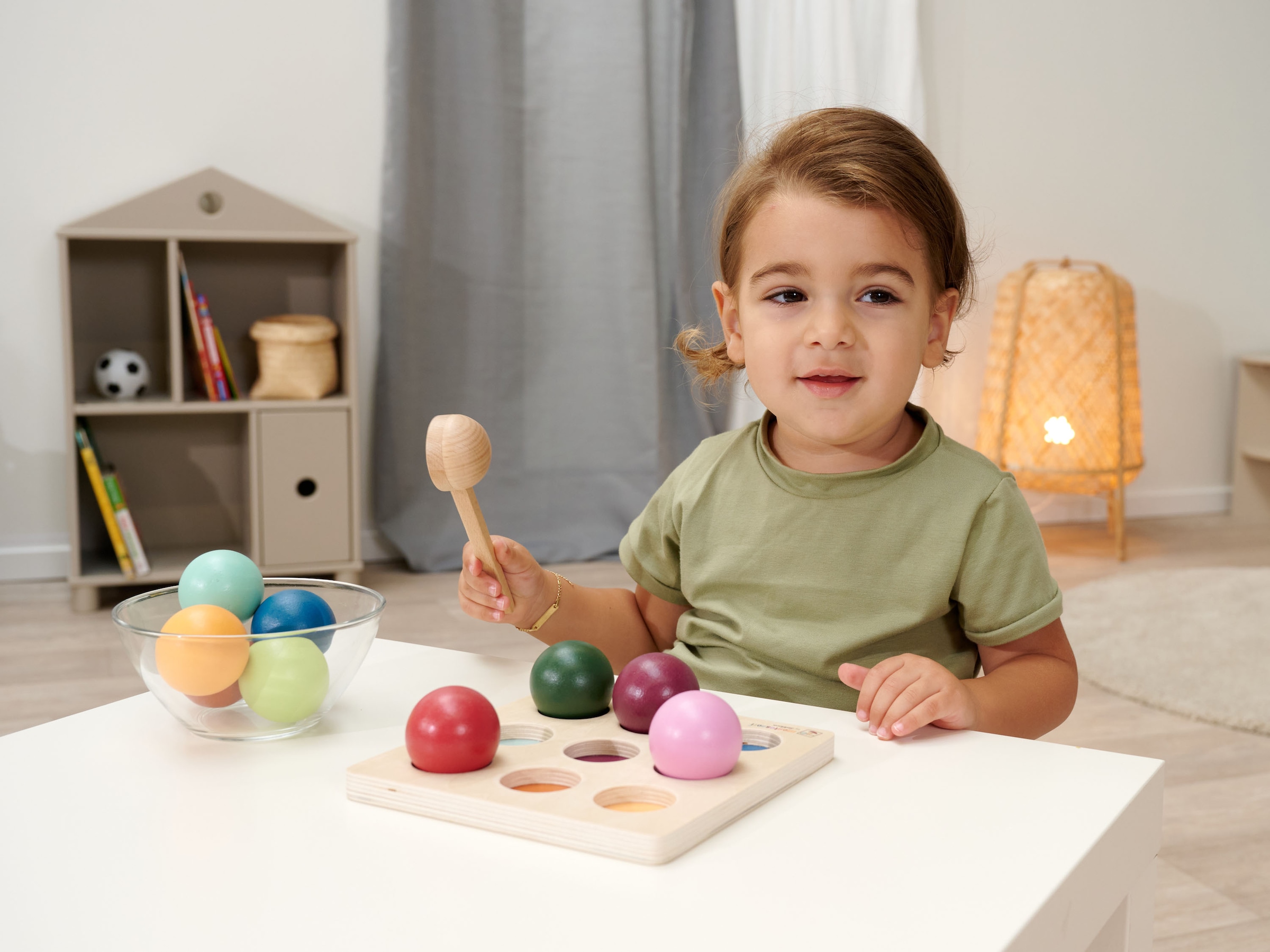 Eichhorn Steckspielzeug »Montessori Sortierkugeln«