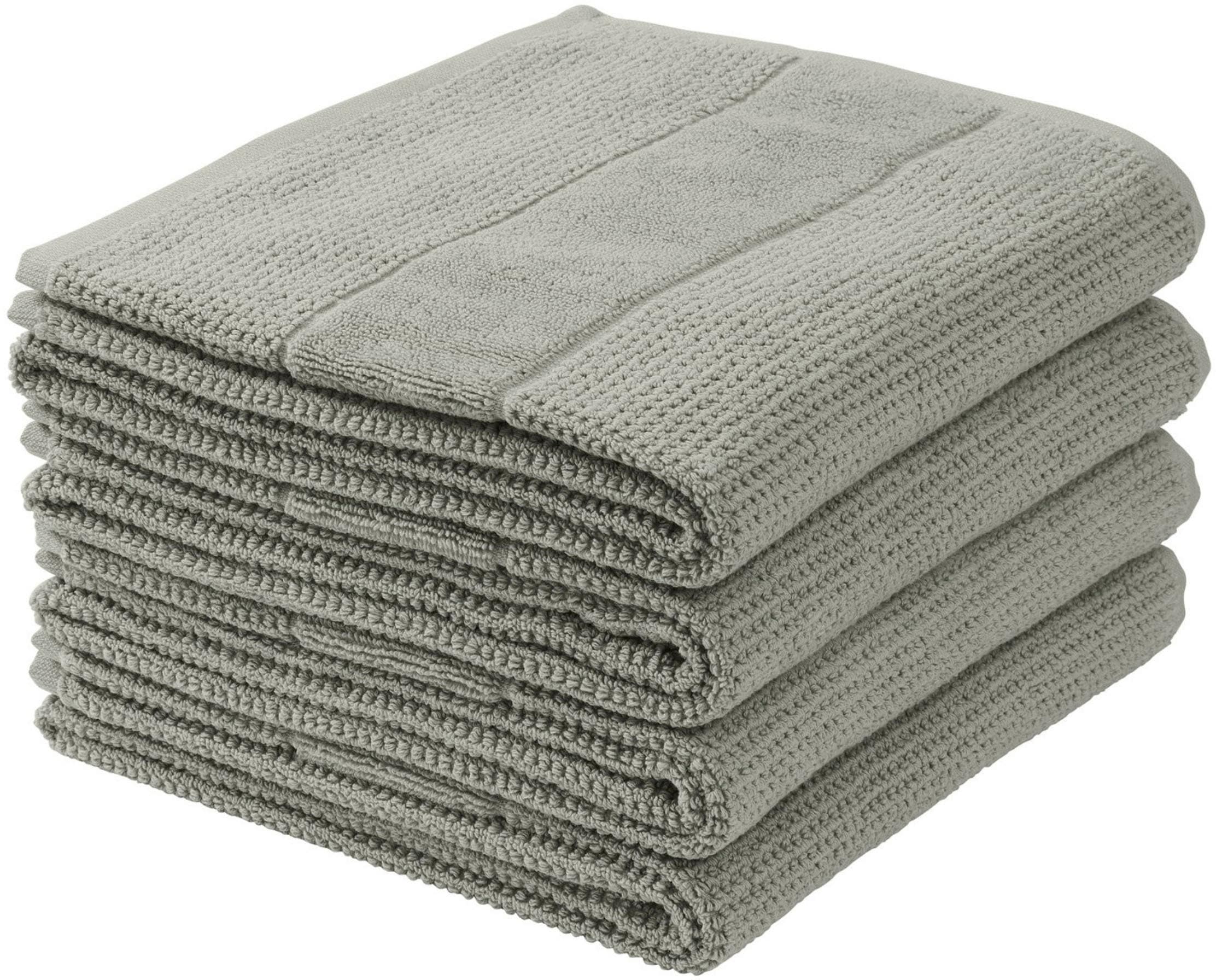 Schiesser Handtücher »Turin OEKO-TEX®-zertifiziert bei 100% MADE aus 4er Baumwolle«, OTTO St.), by Reiskorn-Optik, im IN (4 GREEN kaufen Set