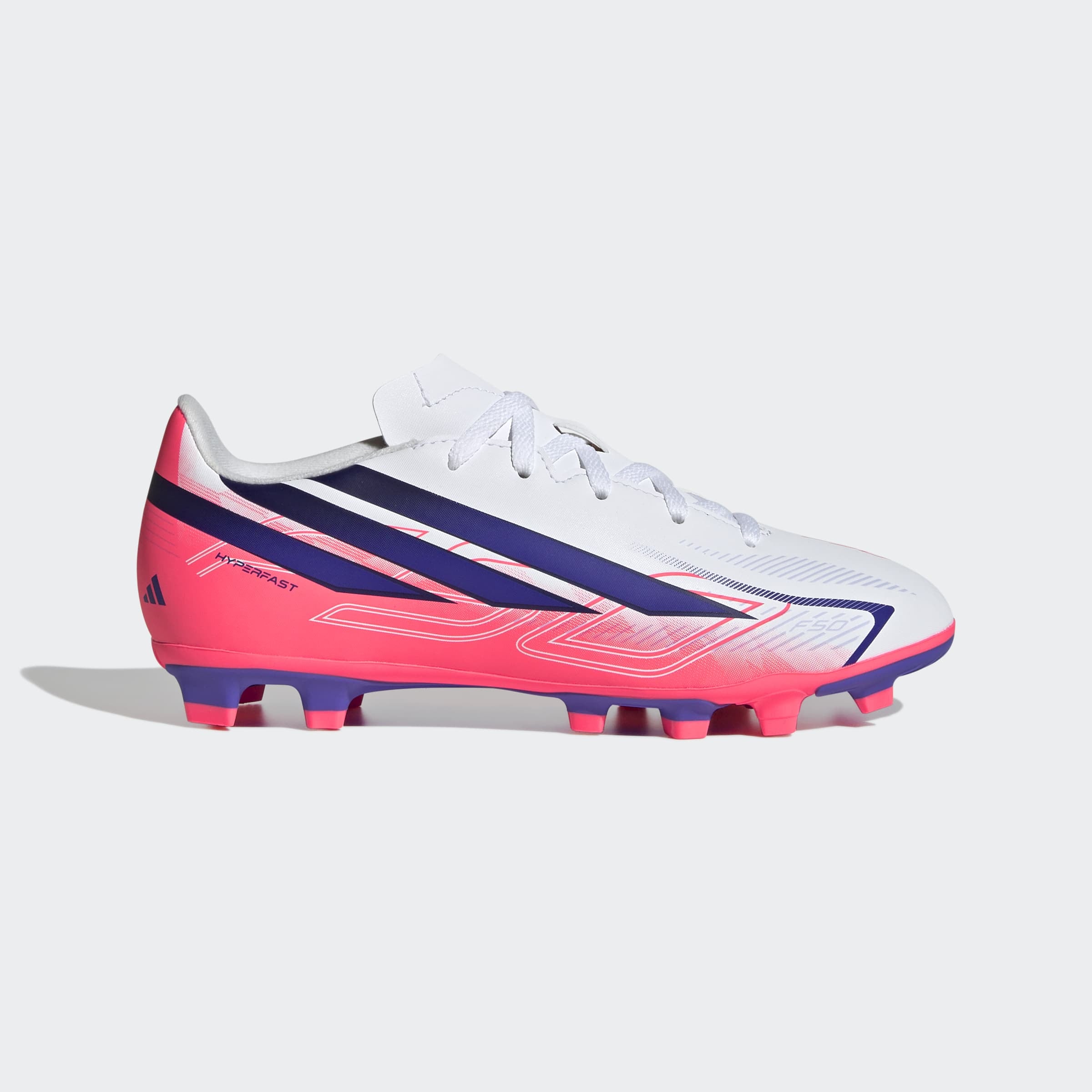 adidas Performance Fußballschuh »F50 HYPERFAST CLUB KIDS , FESTE BÖDEN/GEMISCHTE BÖDEN«  für viele verschiedene Böden geeignet, für Jugendliche & Kinder
