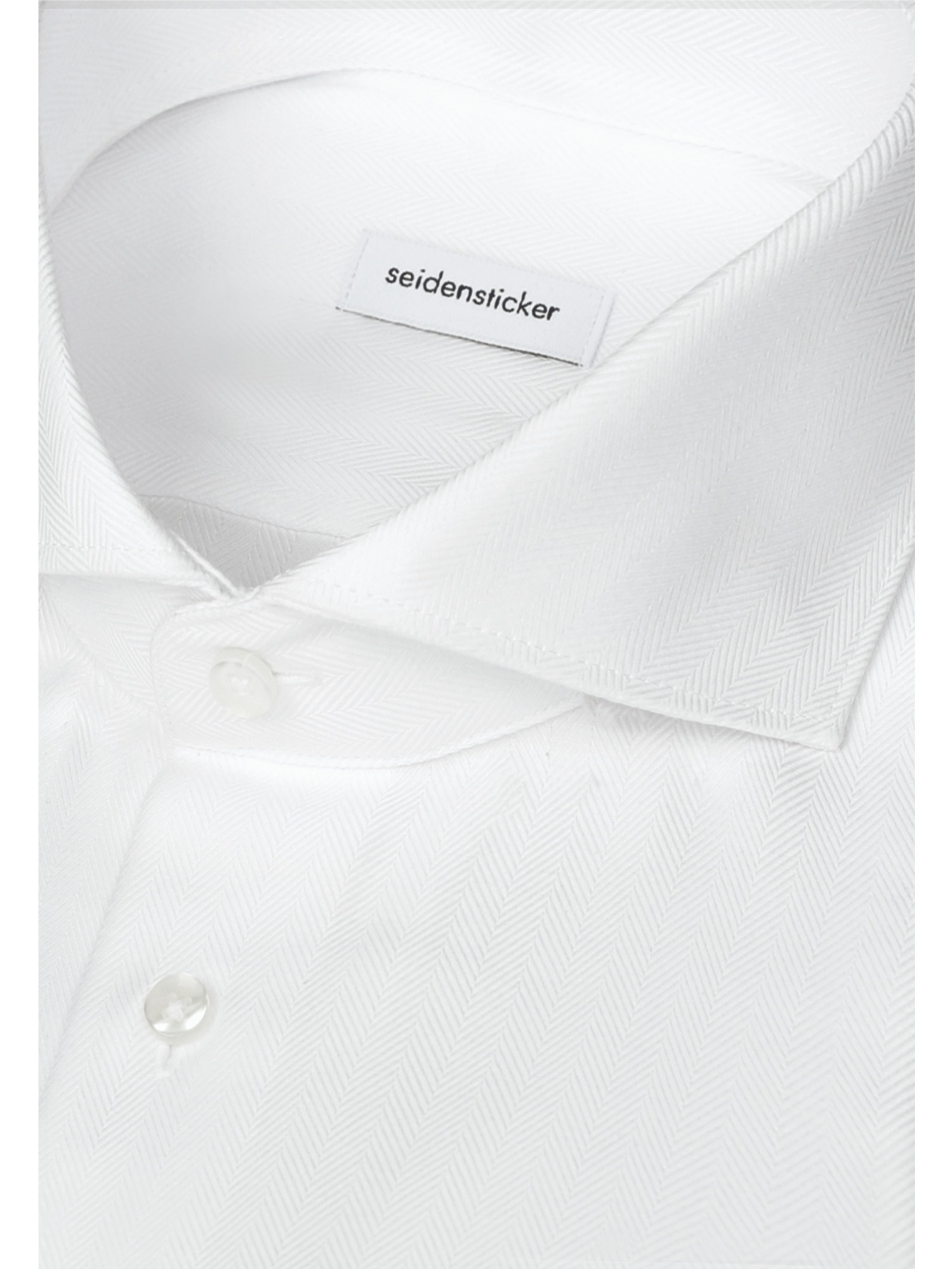 seidensticker Businesshemd »Schwarze Rose« Regular 1/1 Haifischkragen Fischgrat