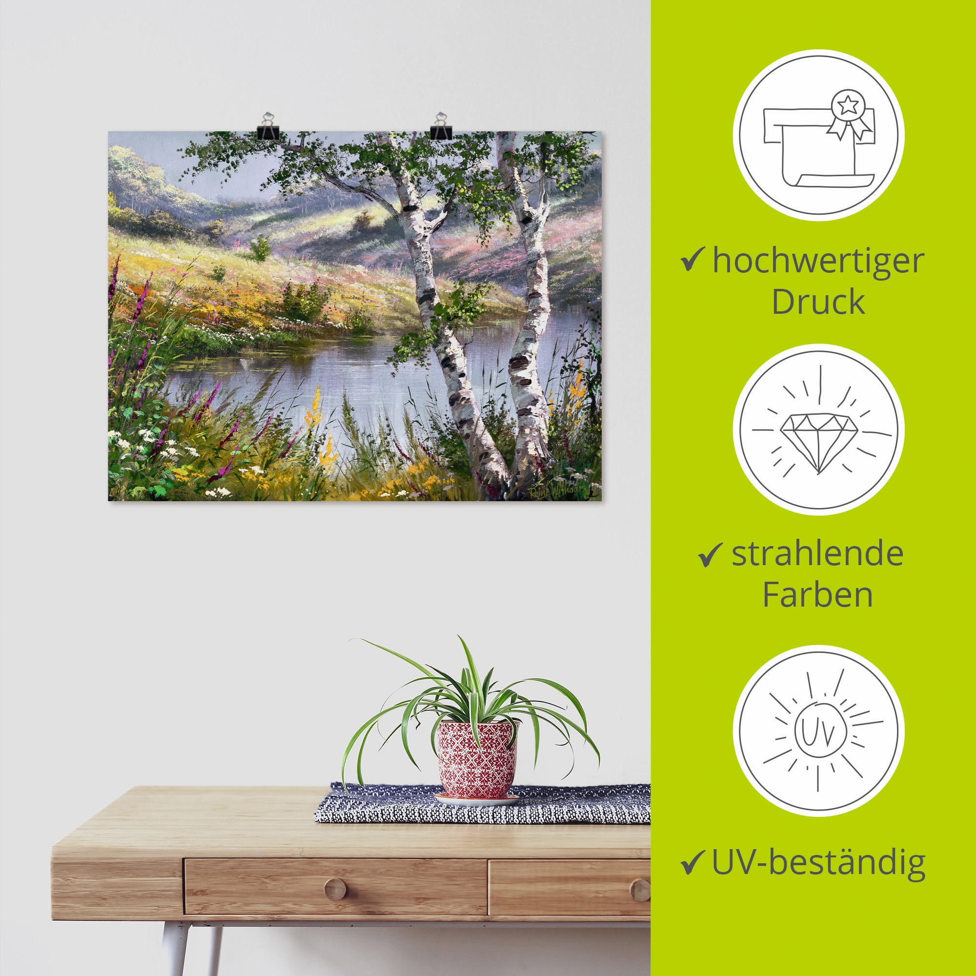 Artland Wandbild »Nach einem Sturm« Gewässer 1 Stk. tlg. als Leinwandbild, Poster in verschied. Größen