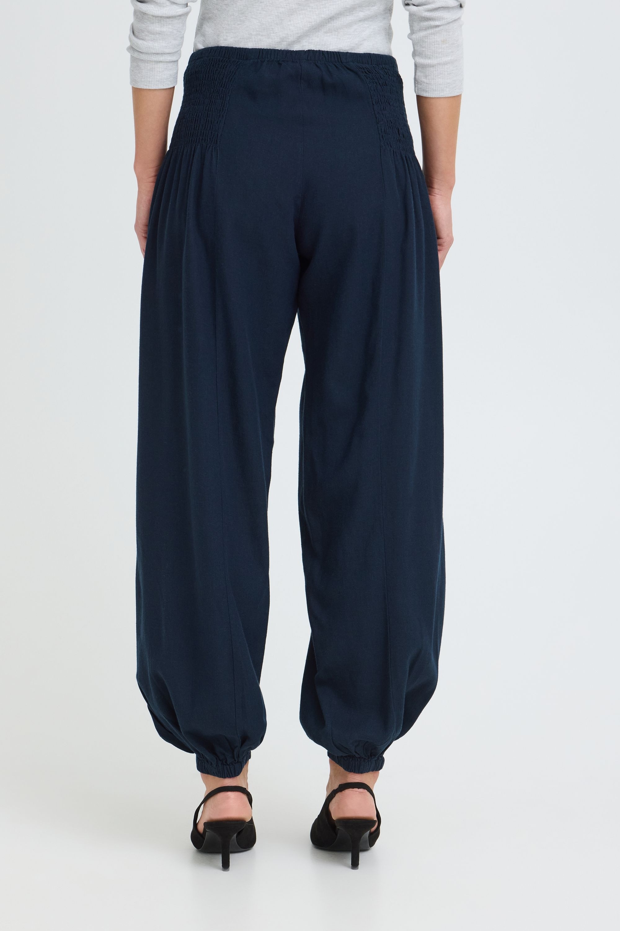 OXMO Loungehose »Loungehose OXNInna Linen Mix Relaxed Fit«