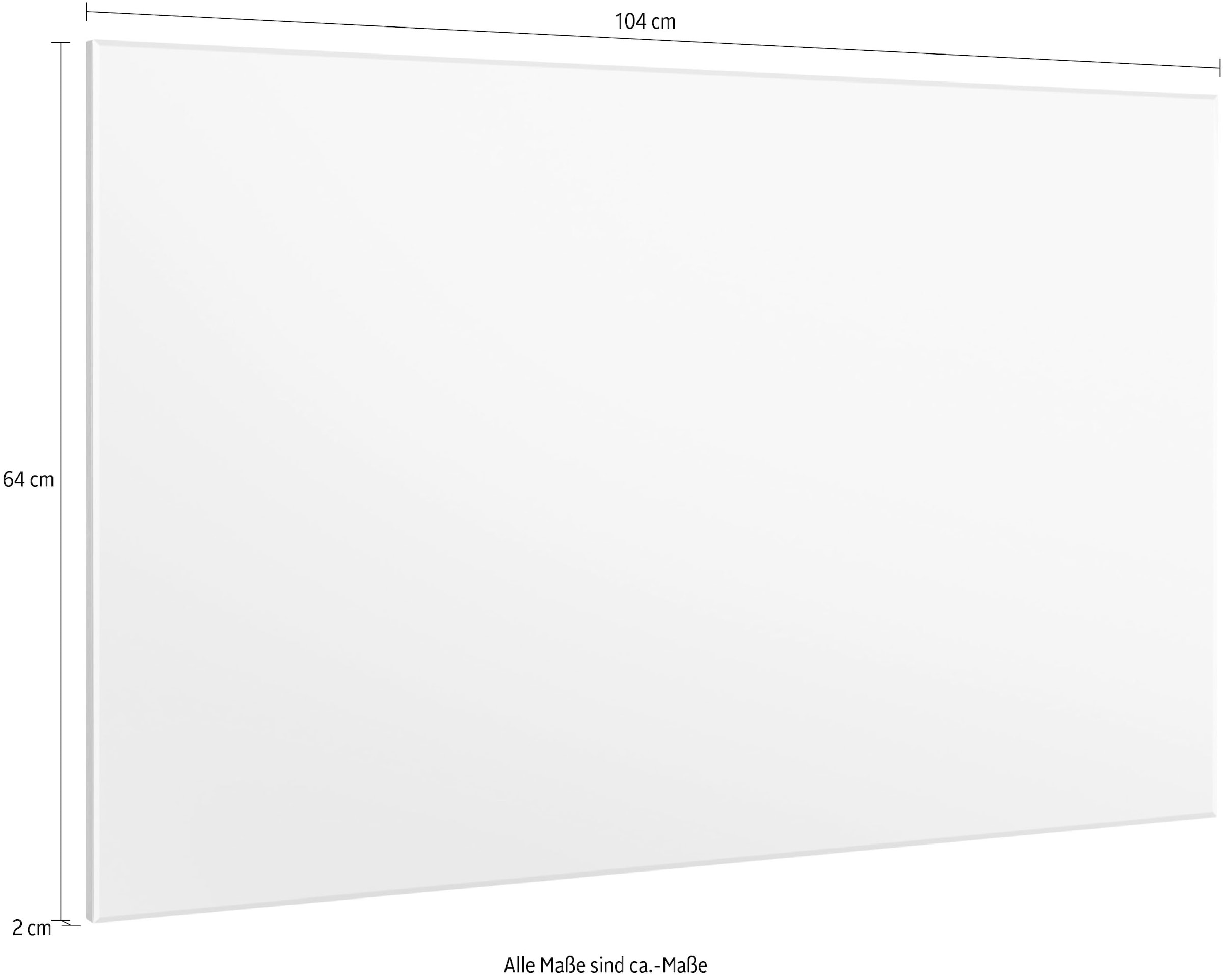 set one by Musterring Wandspiegel »reno-Dielen« 104 x 64 cm, kann sowohl horizontal als auch vertikal montiert werden