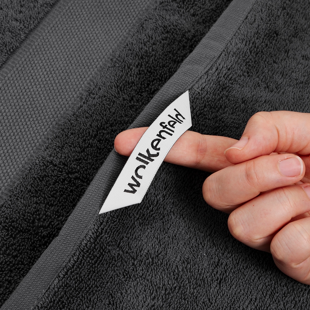 Wolkenfeld Duschtücher »Premium Low-Twist Baumwolle 550 g/m² – 2 große Duschtücher« 70×140 cm – weich, saugfähig und ideal für Bad & Wellness