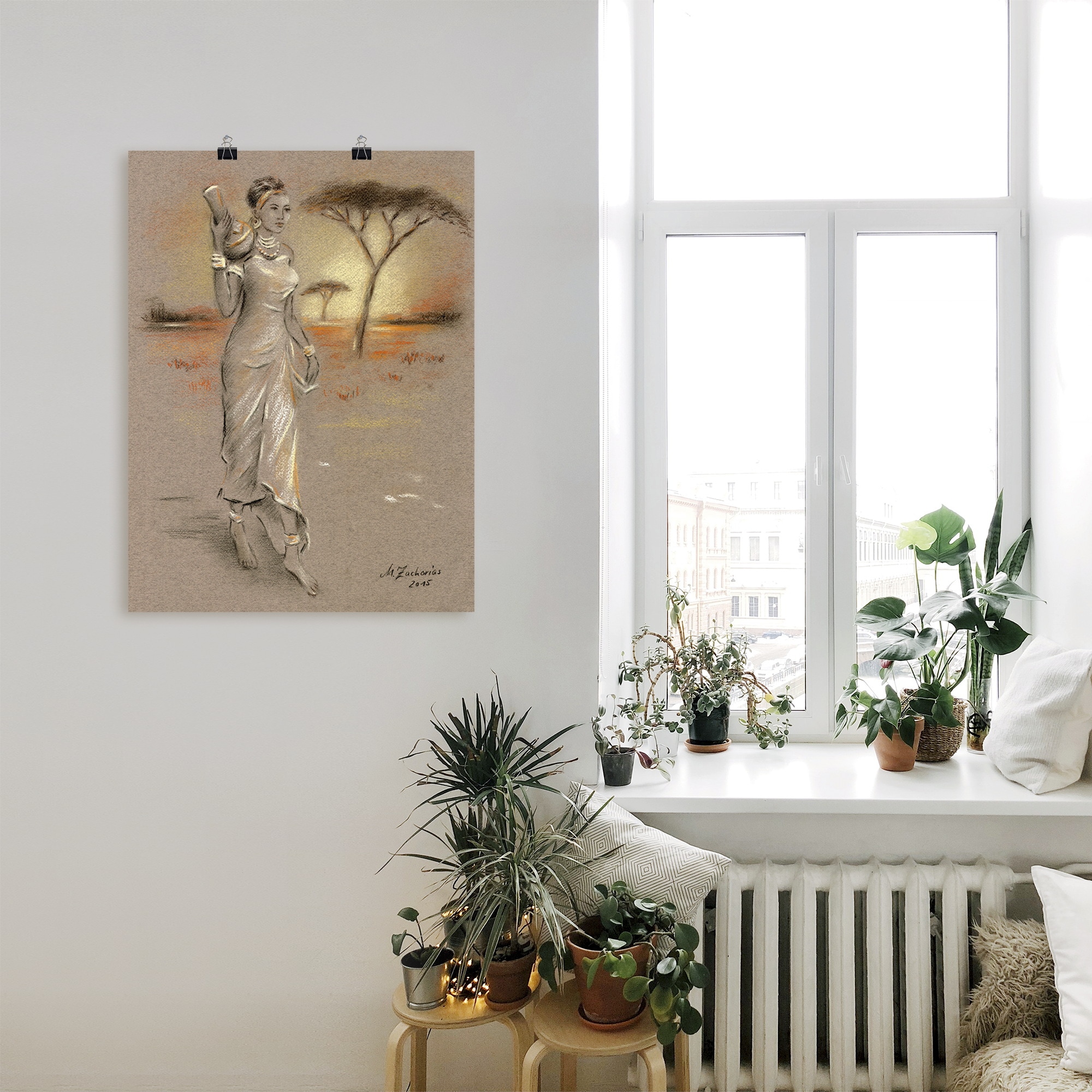 Artland Wandbild »Afrikanische Schönheit« Frau 1 Stk. tlg. als Leinwandbild, Poster in verschied. Größen