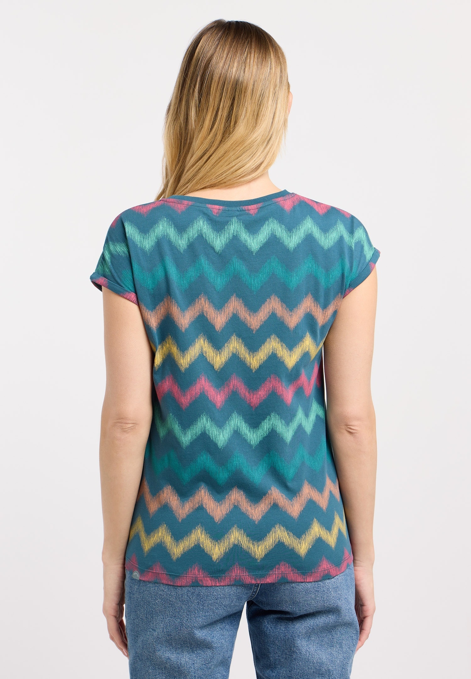 Ragwear Kurzarmshirt »DIONA PRINT« Bestseller aus Baumwoll-Modal-Mix mit allover Print