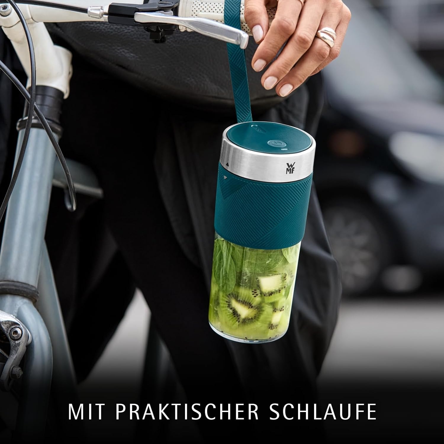 WMF Smoothie-Maker »KÜCHENminis Mix on the Go« 50 W tragbar, wiederaufladbar, 300 ml, 50 W, langlebiger Akku, 20.000 U/min