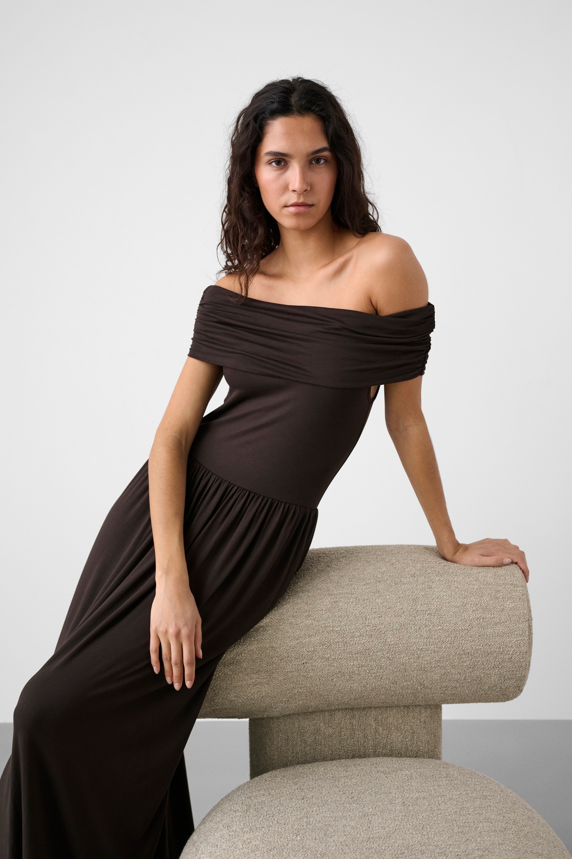 SOAKED IN LUXURY Jerseykleid »Jerseykleid SLHanadi«