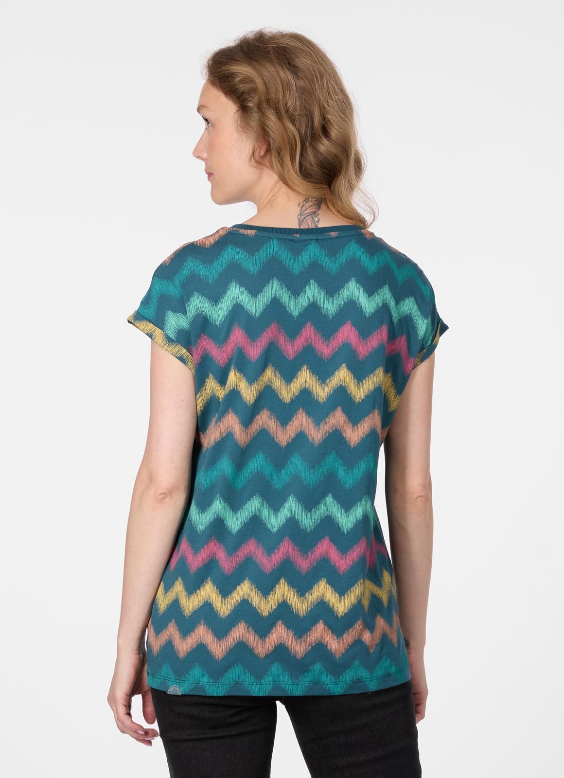 Ragwear Kurzarmshirt »DIONA PRINT« Bestseller aus Baumwoll-Modal-Mix mit allover Print