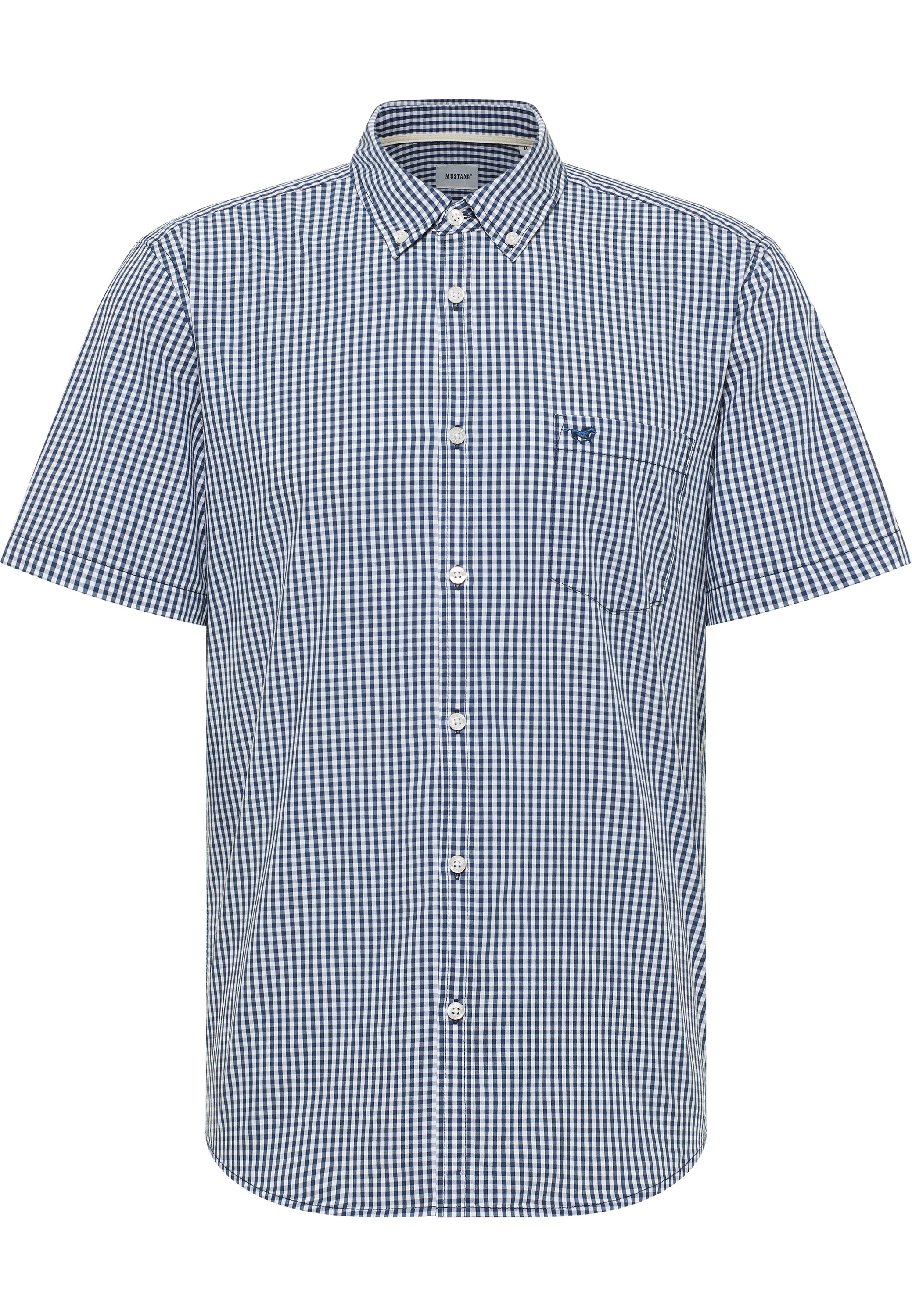 Mustang Herren Kurzarmhemd »Herren Style Gilroy« in bunt, Größe XL