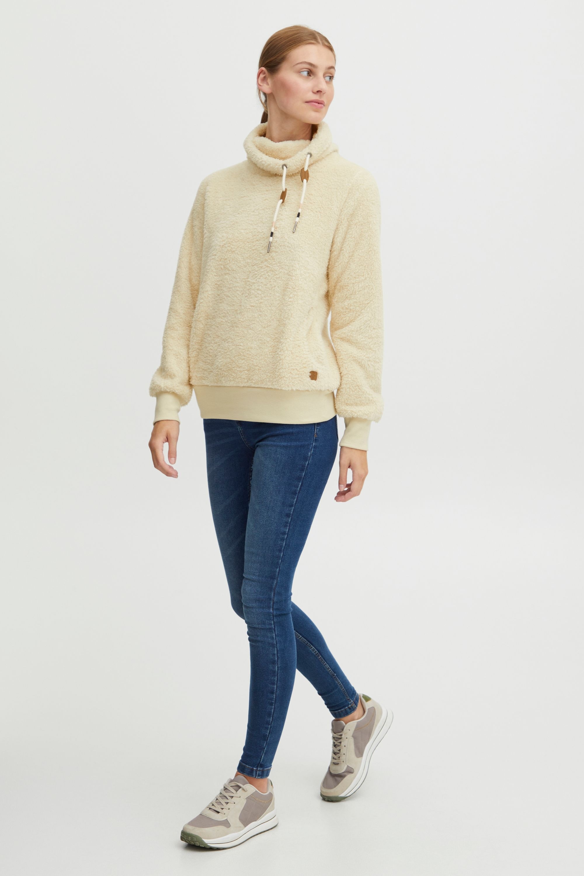 OXMO Trainingspullover »Fleecepullover OXAnnika«