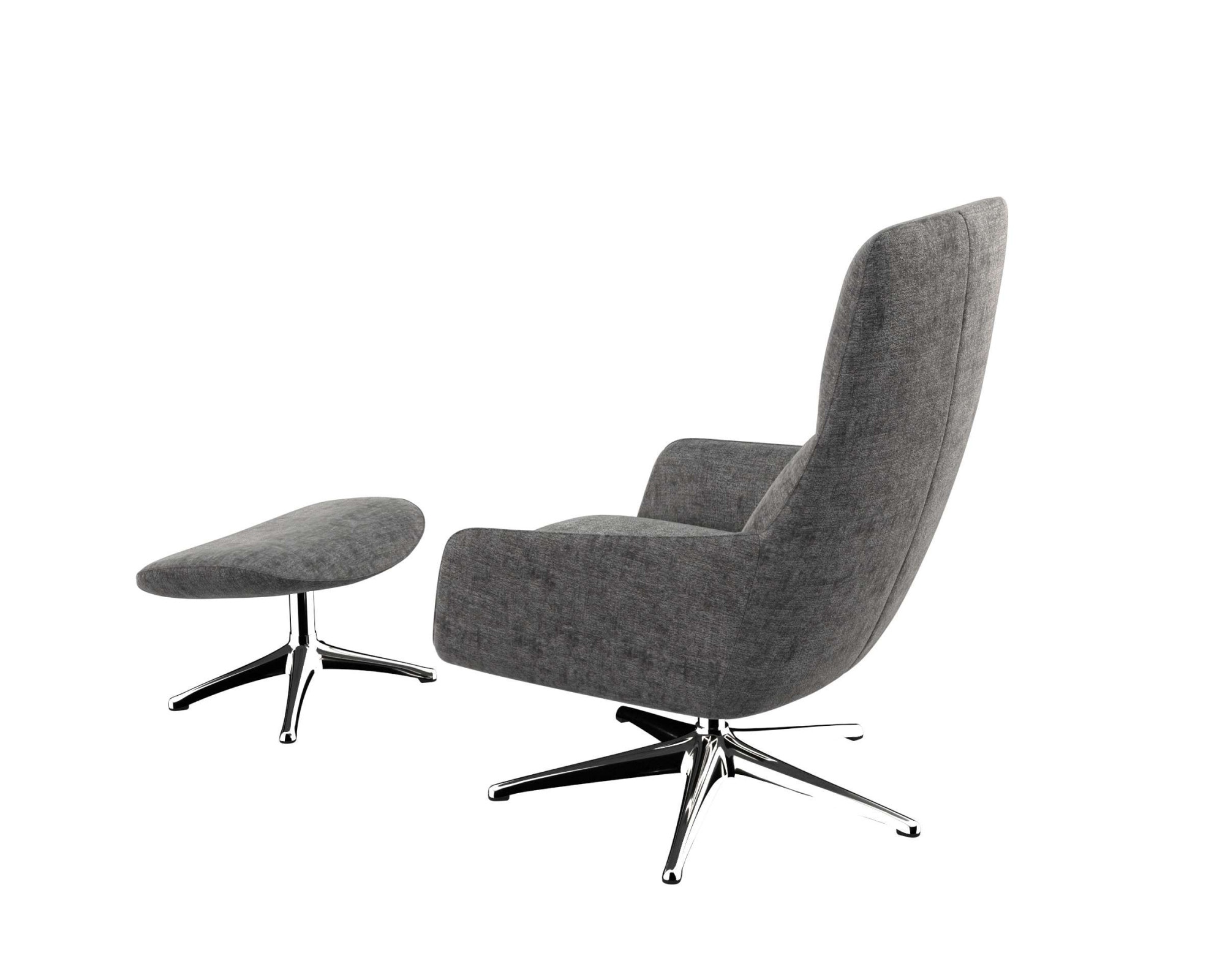 FLEXLUX Drehsessel »Marinella, Relaxsessel, Entspannung mit Premium-Komfort« Liegefunktion, drehbar, Fuß Alu, OTTOs Choice