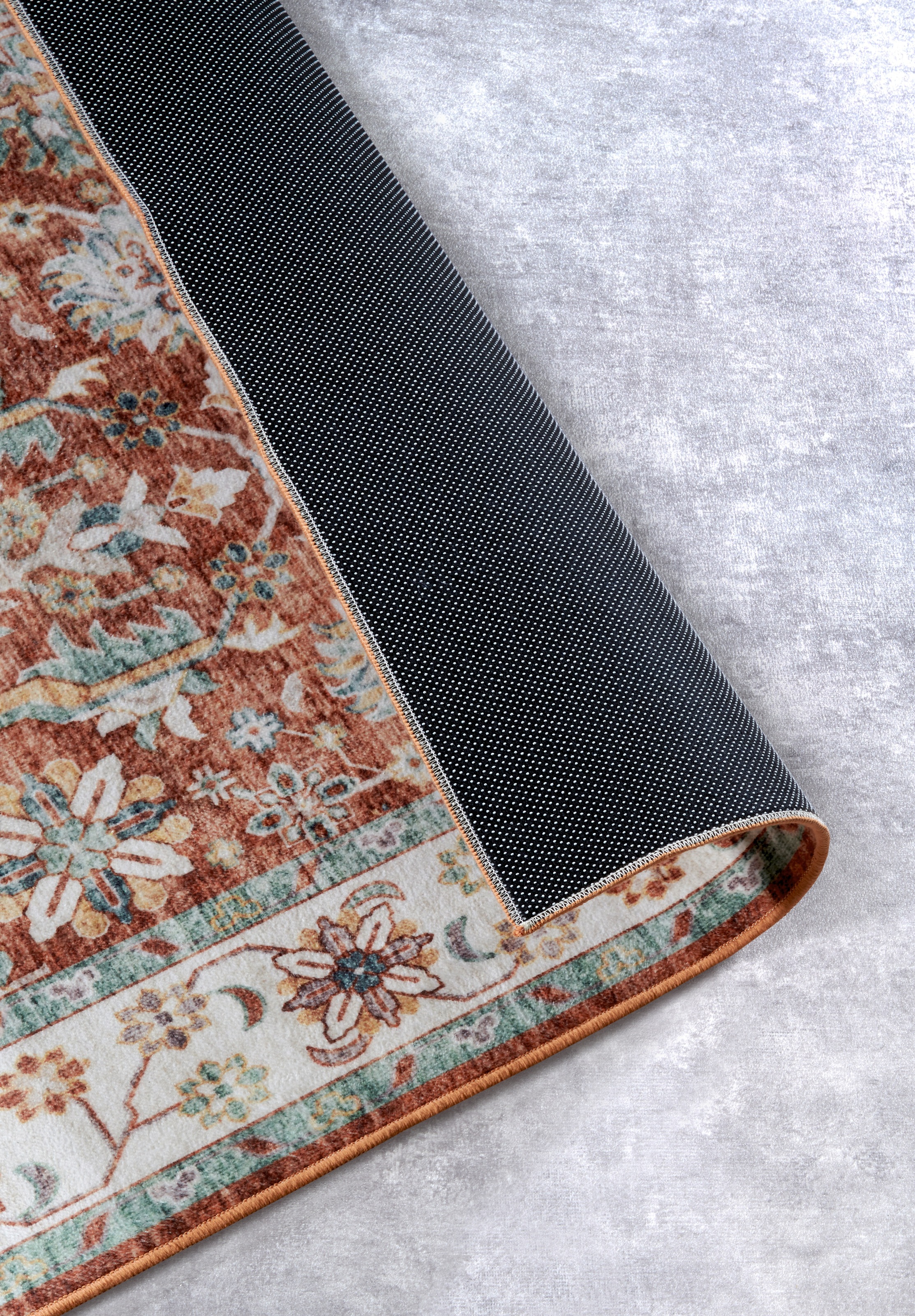 ELLE DECORATION Teppich »Saveh« rechteckig 5 mm Höhe Kurzflor, Anti Rutsch, Vintage, Klassisch, Wohnzimmer, Flur
