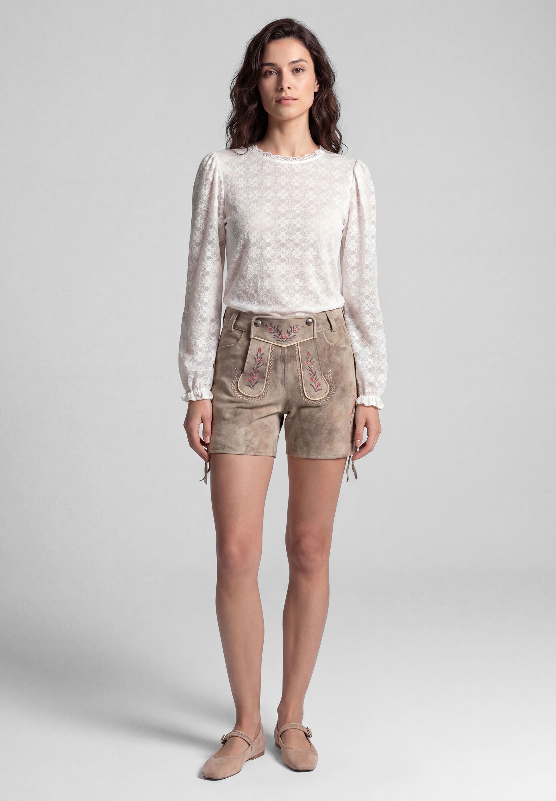 Spieth & Wensky Lederhose »Spieth & Wensky Lederhose Kleo«  mit traditioneller Stickerei