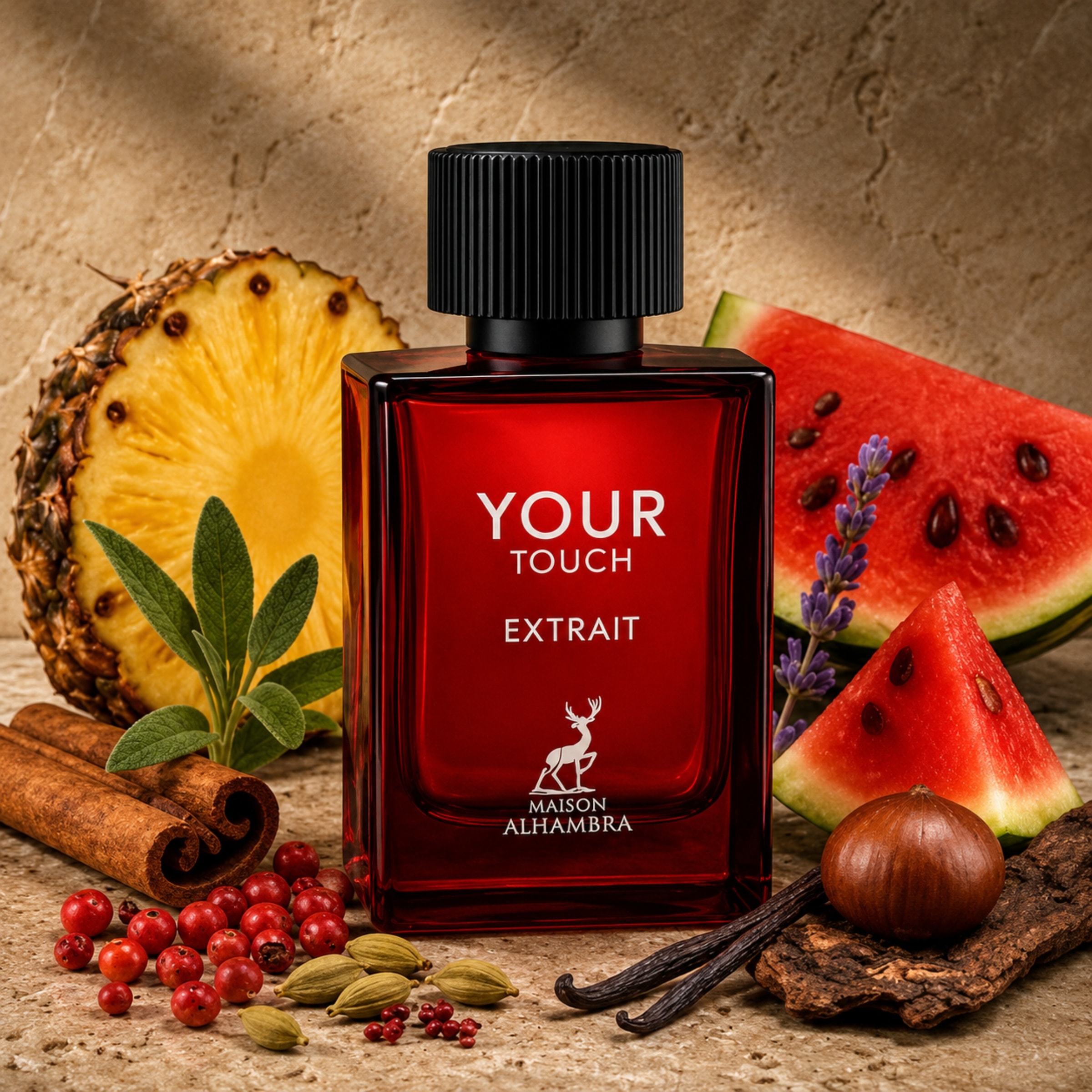 Maison Alhambra Extrait Parfum »Your Touch Extrait Eau de Parfum 100 ml« Extrait Parfum, 100 ml Inhalt