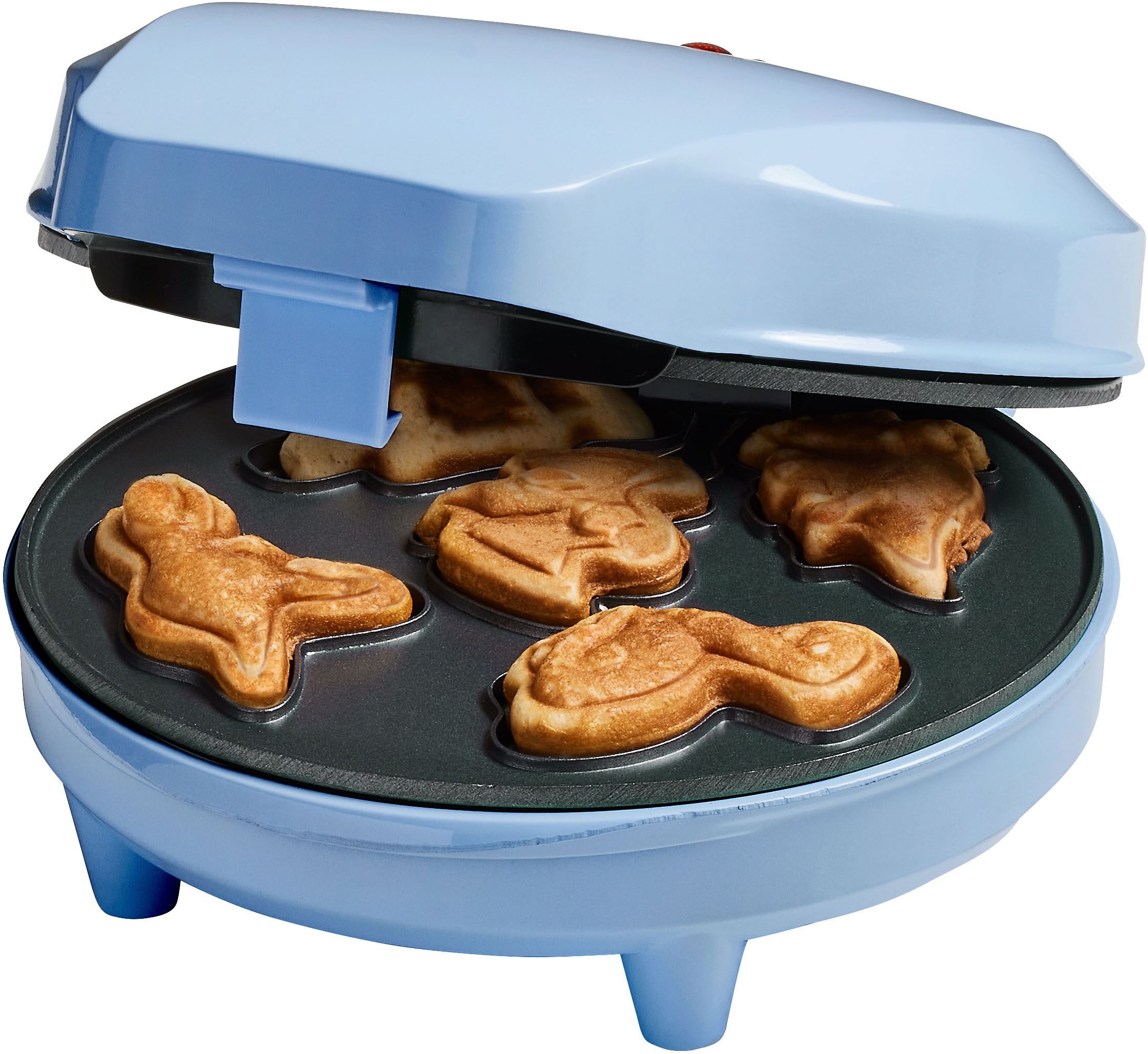 bestron Waffeleisen »AWMD5B«, 700 W, Babyblau