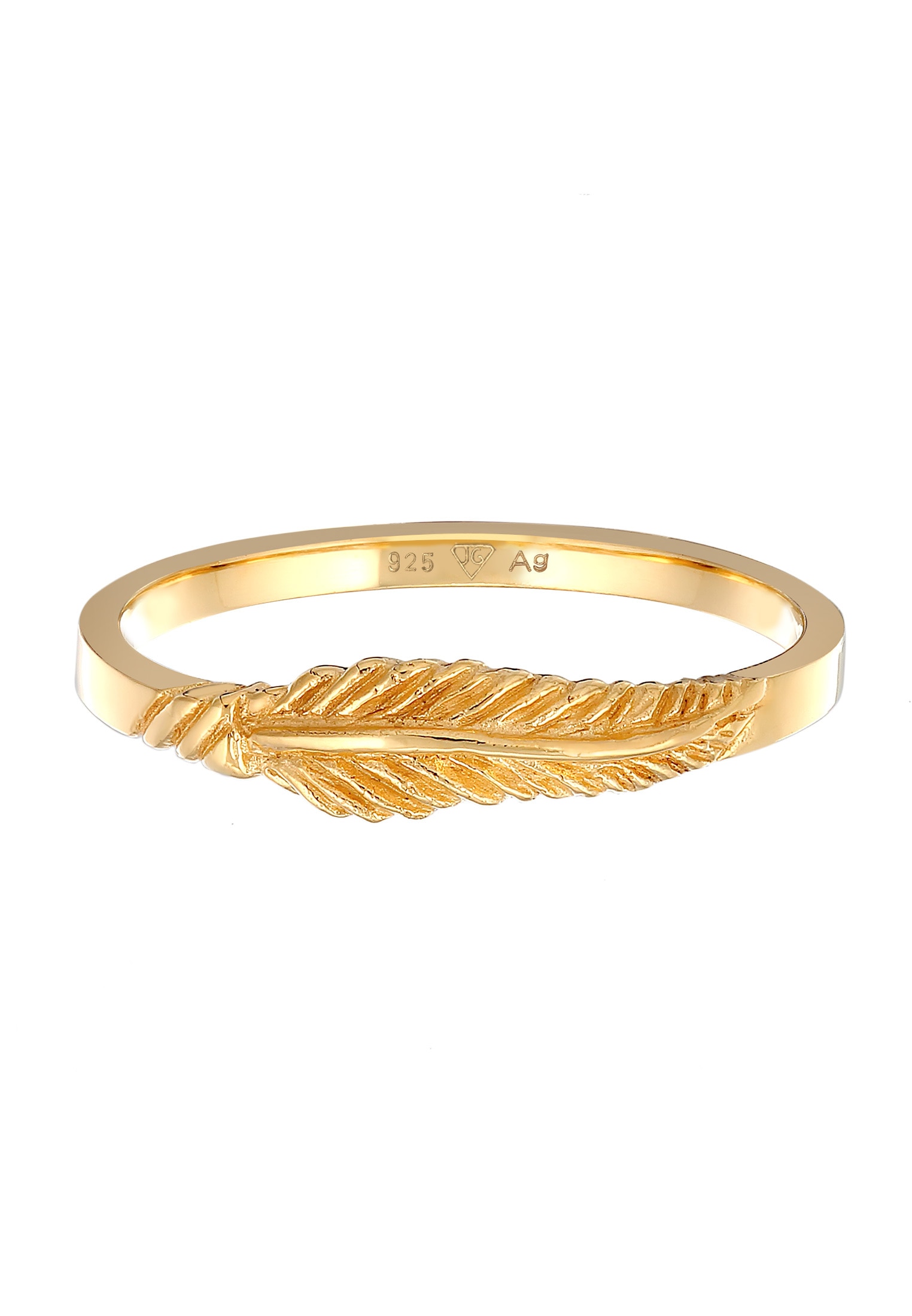 Elli Silberring »Ring Feder Flügel Boho Trend Festival 925 Silber«