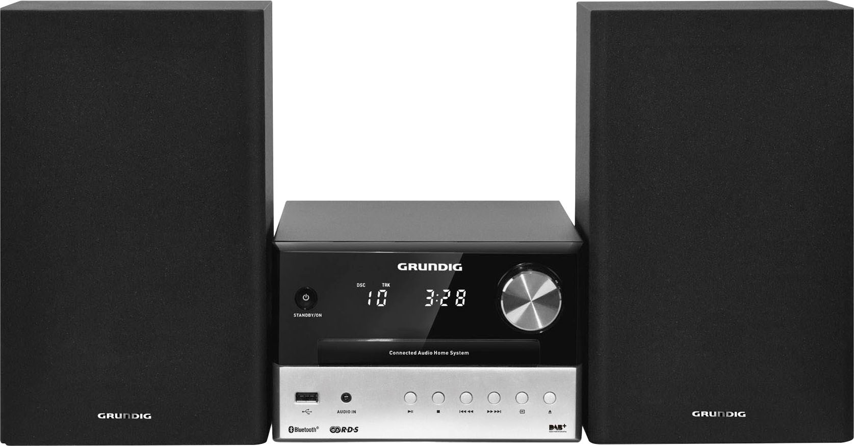 Grundig Microanlage »CMS 3000«, (Bluetooth FM-Tuner mit RDS-Digitalradio ( DAB+) 30 W) bestellen bei OTTO | Stereoanlagen