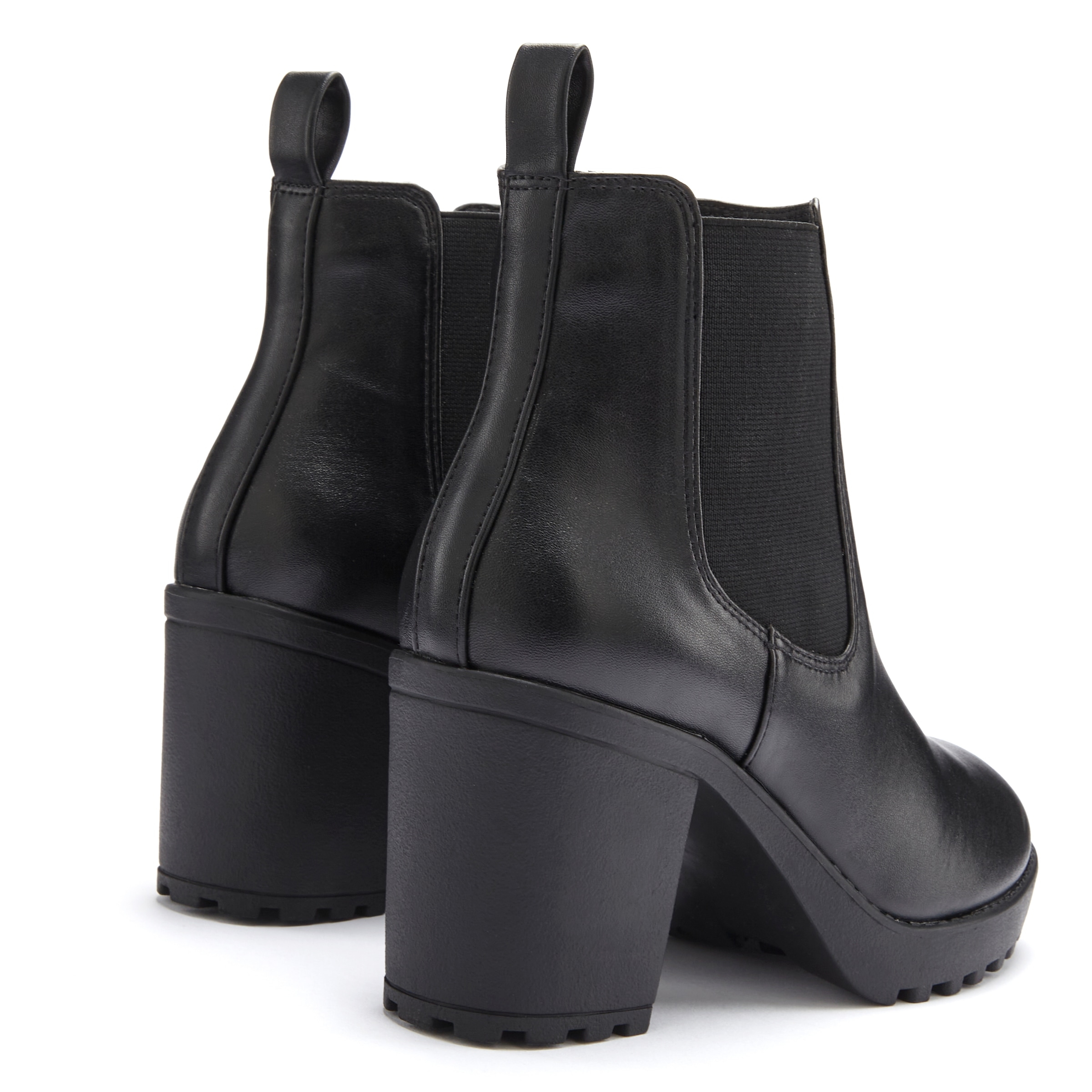 Vivance Chelseaboots, mit Blockabsatz & Stretch-Einsatz, High-Heel-Stiefelette, Ankle Boots