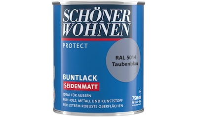 SCHÖNER WOHNEN-Kollektion Lack »Protect Buntlack«, (1), seidenmatt, 750 ml, taubenblau... kaufen
