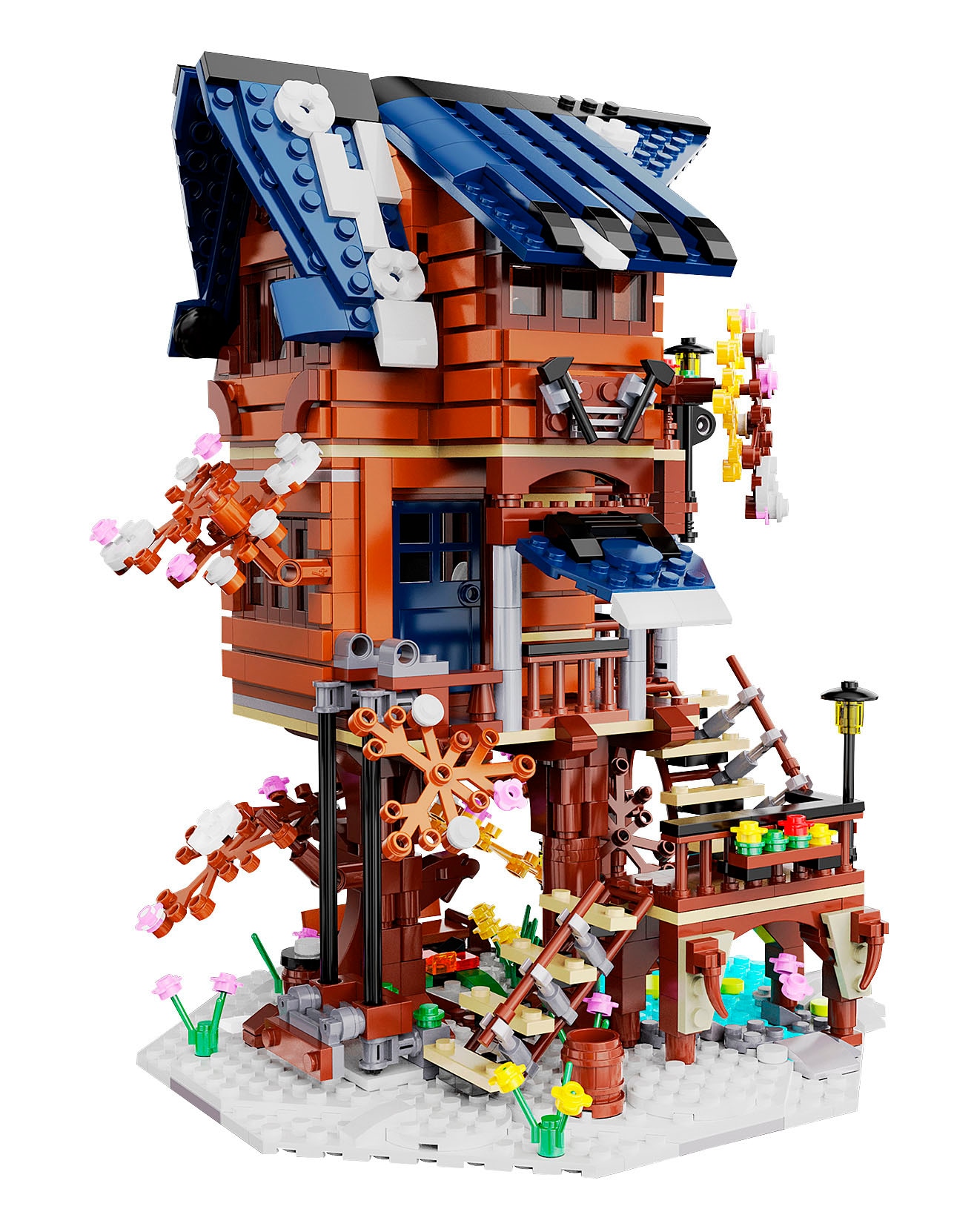 Jamara Konstruktions-Spielset »CaDA, Bricks, Baumhaus 4 Jahreszeiten (402866)« mit LED Licht