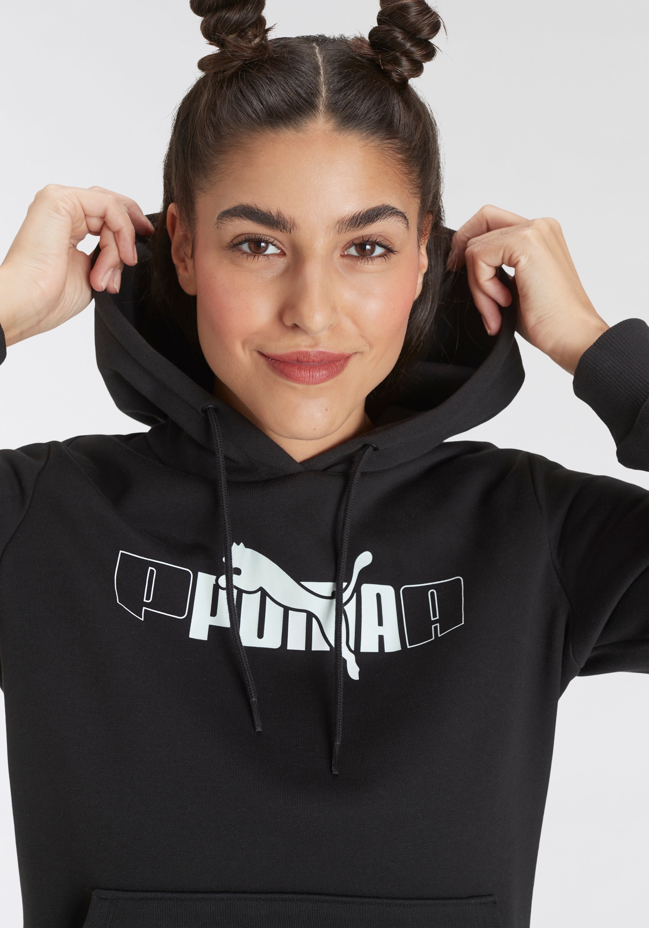 PUMA Kapuzensweatshirt »ESS+ LOGO LAB HOODIE FL«