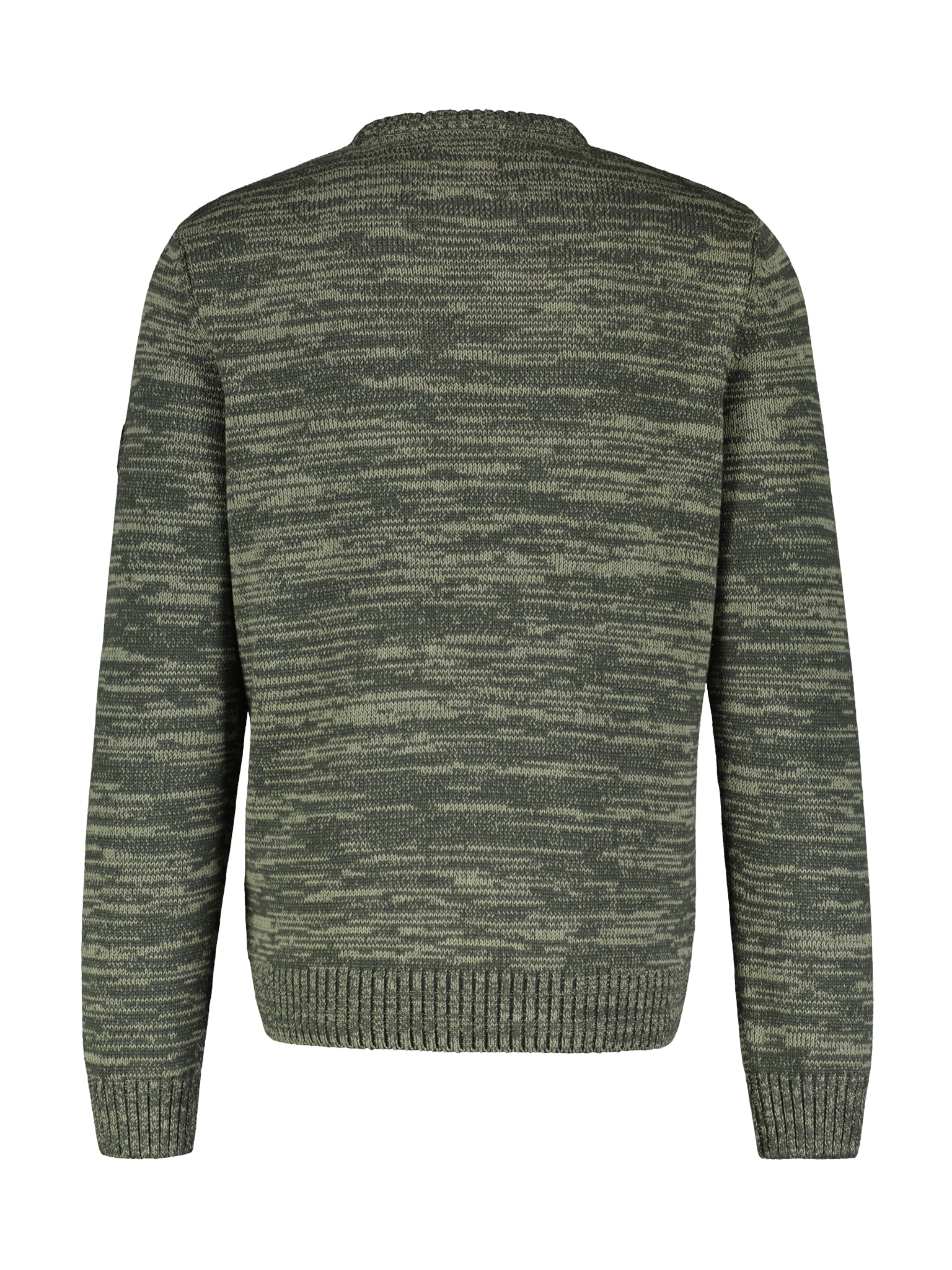 LERROS Strickpullover, meliert, mit Zopf-Muster