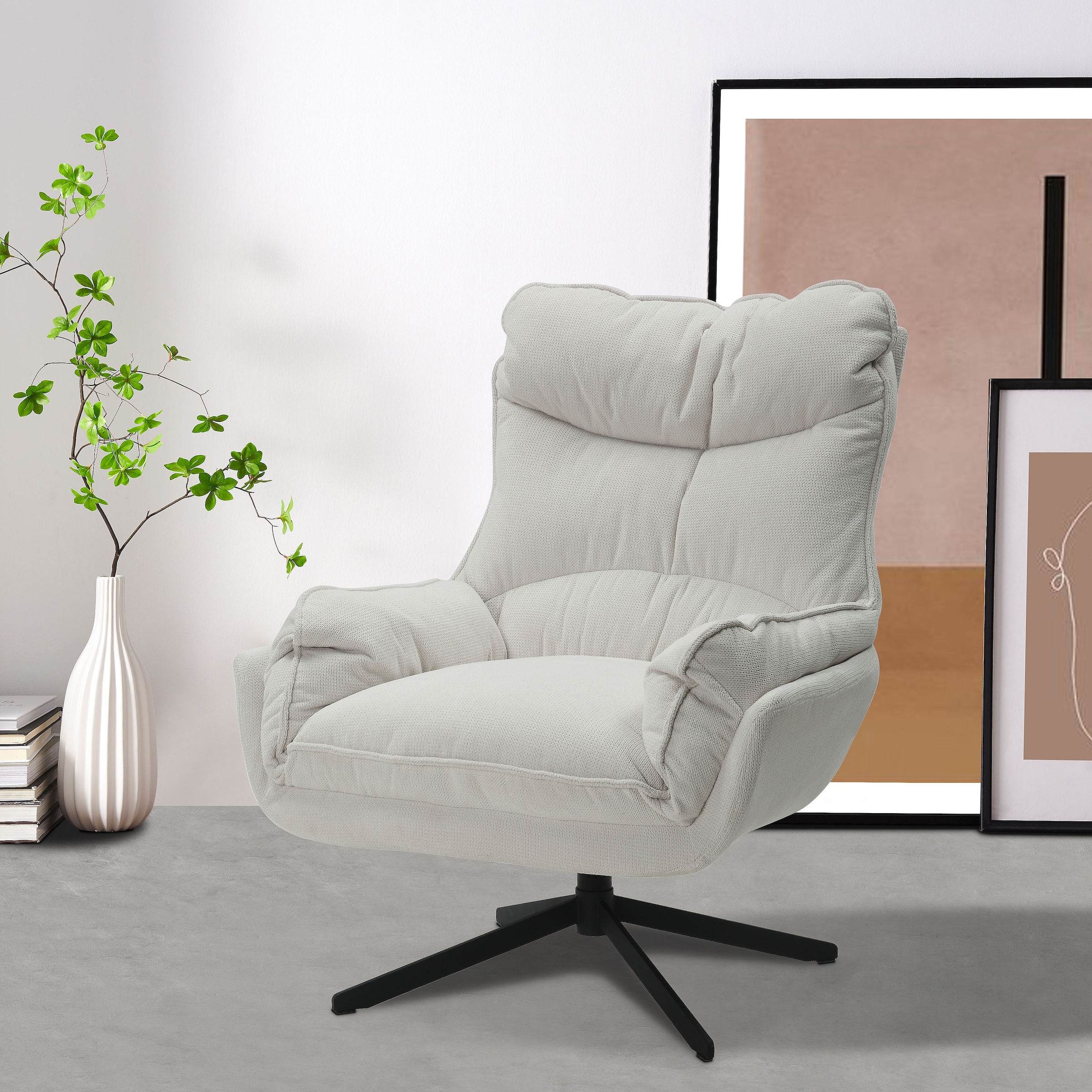 Home affaire Relaxsessel »Orpund, TV-Sessel, Ohrensessel, Lounge-Sessel,«, 360°drehbar und besonders bequem gepolstert