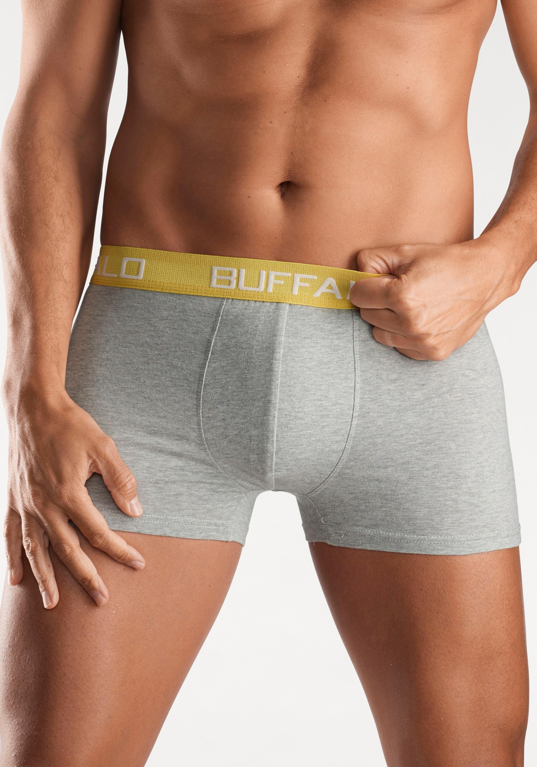 Buffalo Boxer »Boxershorts für Herren«, (Packung, 4 St.), aus Baumwoll-Mix