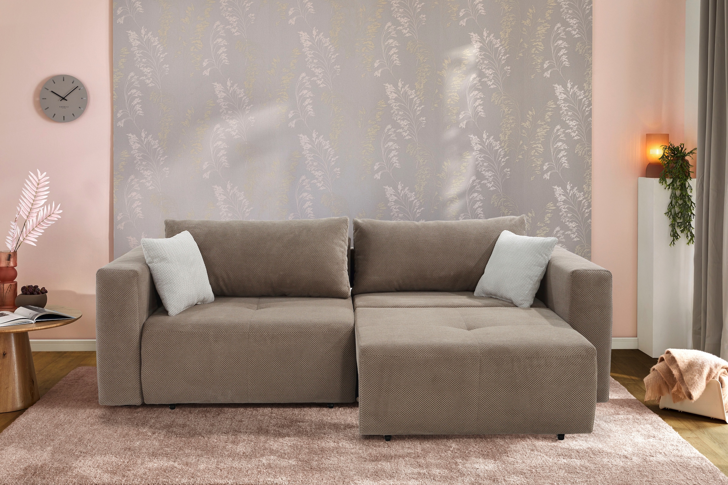Jockenhöfer Gruppe Big-Sofa »Relax«, Gästebettfunktion, Bettkasten, Sitzelemente einzeln ausziehbar