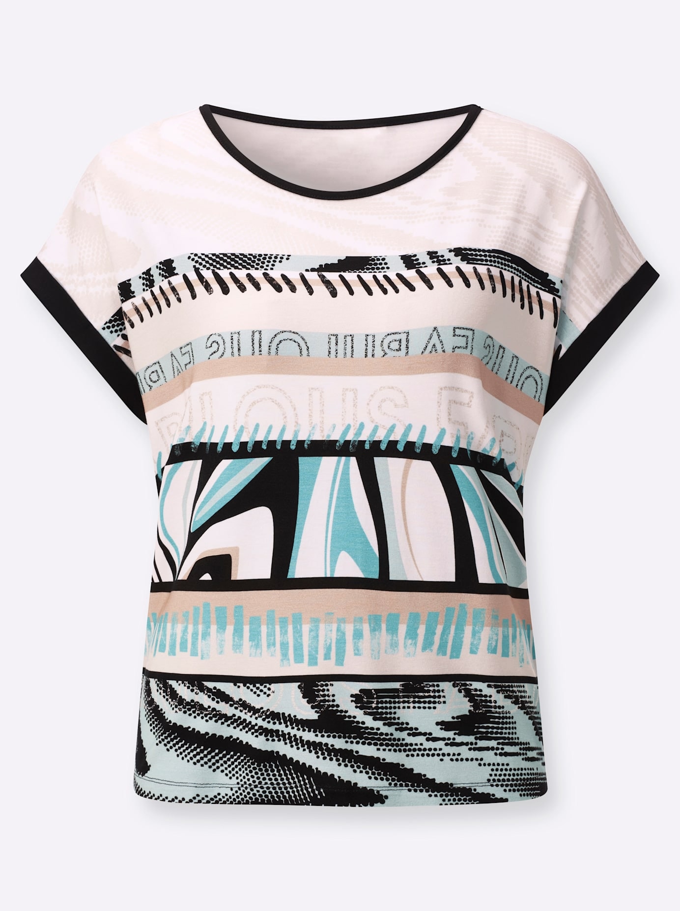 creation L Rundhalsshirt »Druck-Shirt« 1 tlg.