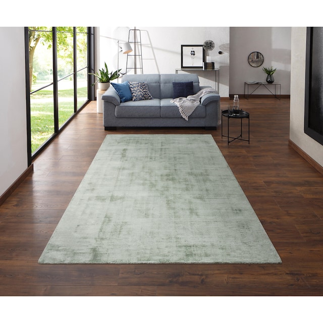 my home Teppich »Shirley«, rechteckig, Handweb Teppich, aus weicher Viskose,  handgewebt, Wohnzimmer bestellen bei OTTO
