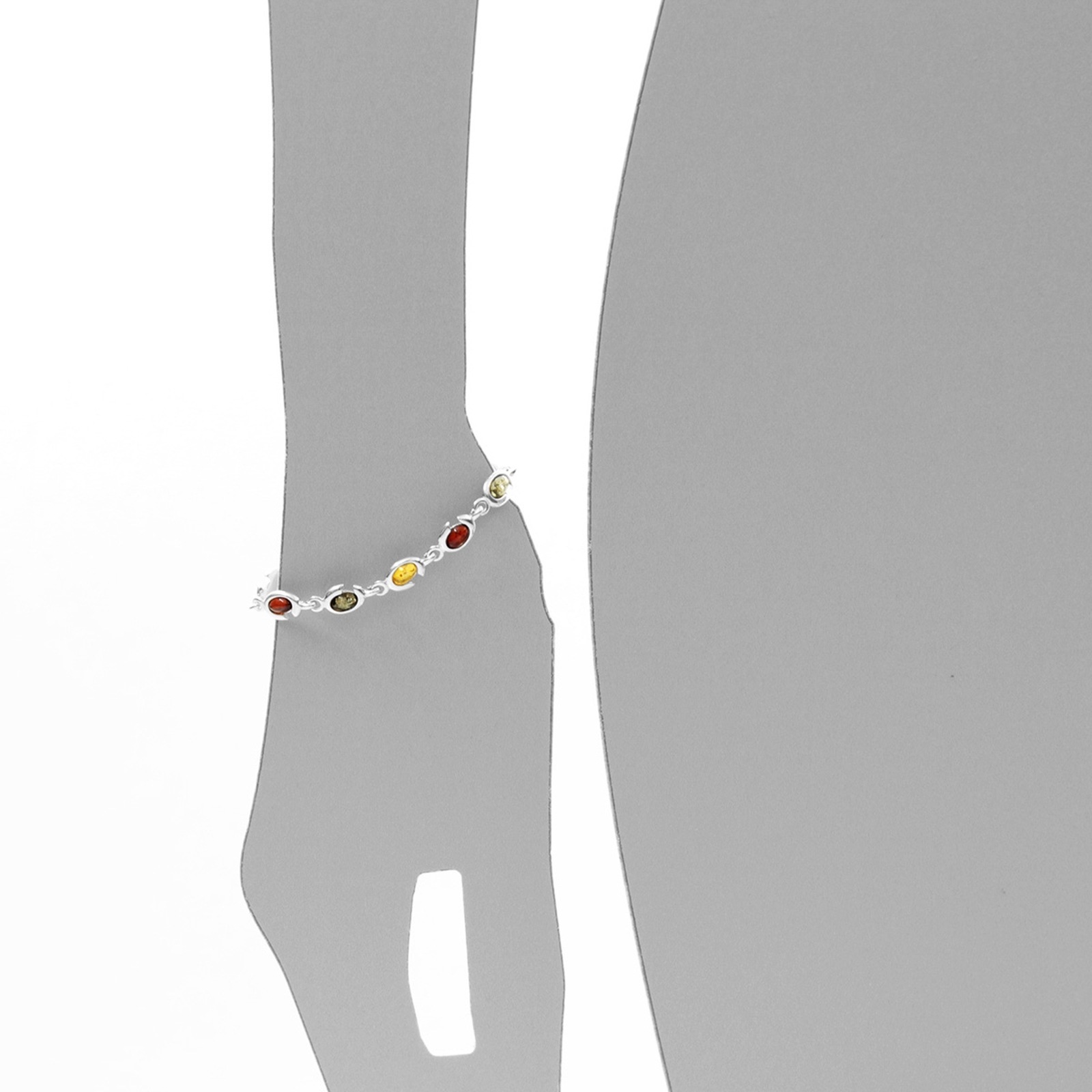 OSTSEE-SCHMUCK Armband »- Tabea - Silber 925/000 - Bernstein«